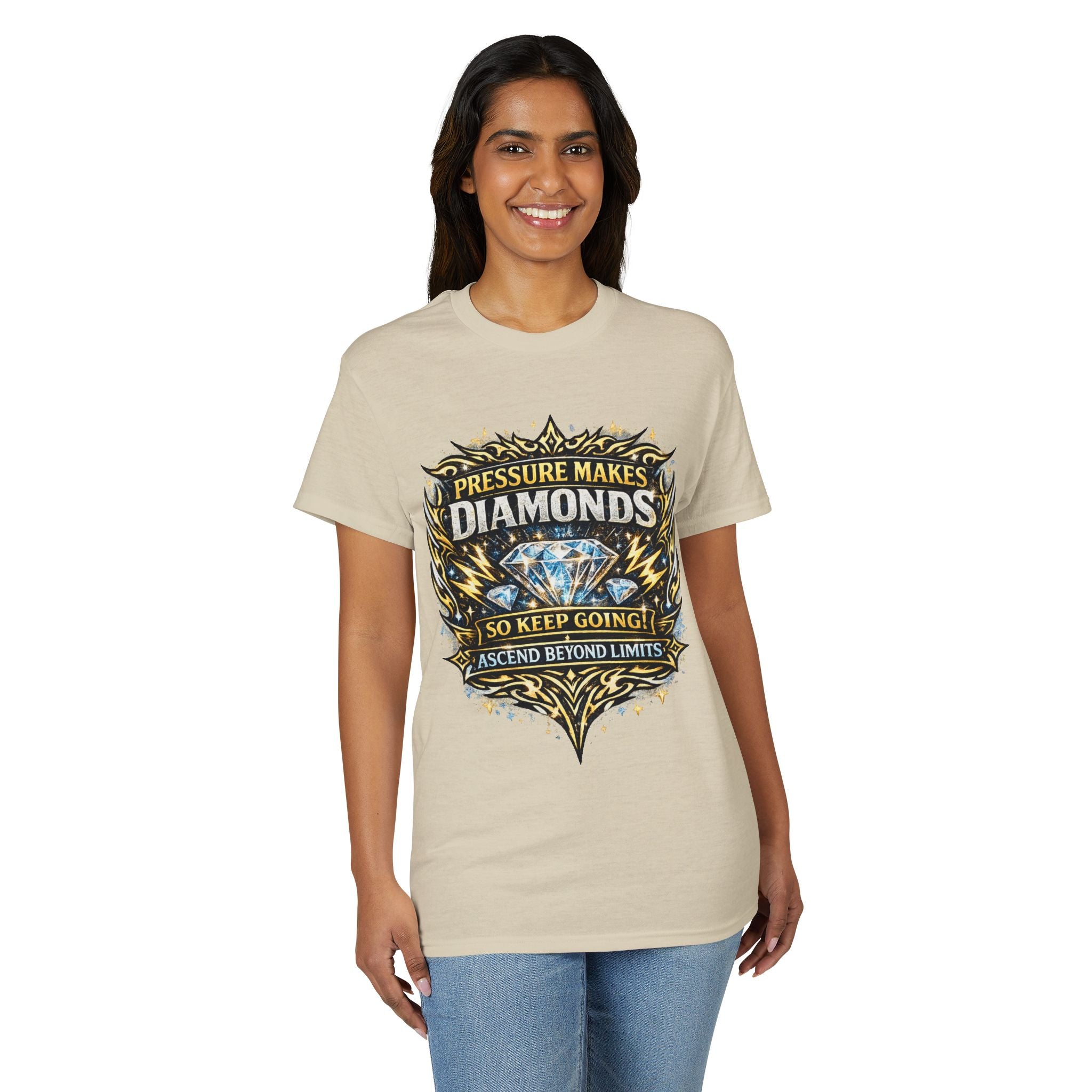 Pressure Makes Diamonds T-Shirt — Motivational Inspirational Graphic Tee