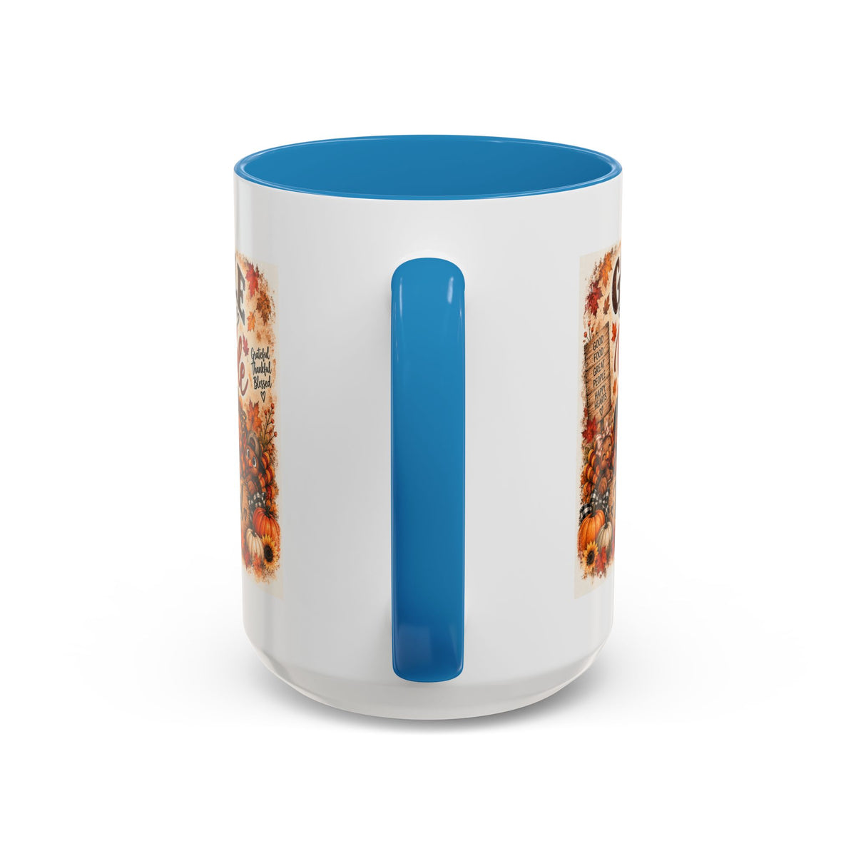 Gobble 'Til You Wobble — Thanksgiving Accent Mug
