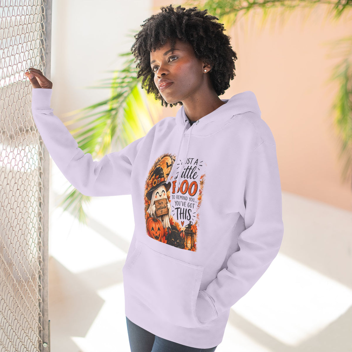 Just a Little Boo — Encouraging Halloween Hoodie