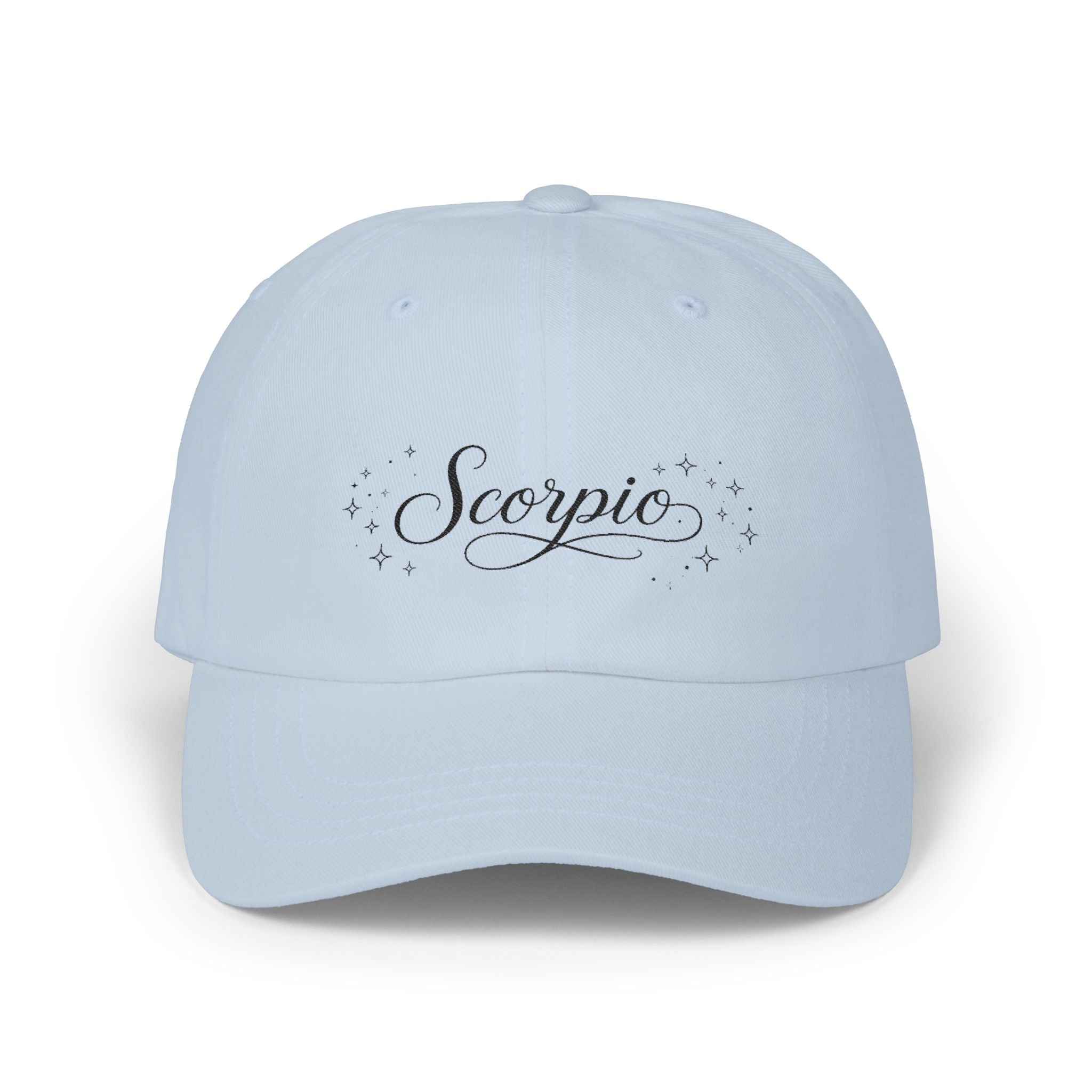 Scorpio Script Dad Cap — Astrological Zodiac Baseball Hat