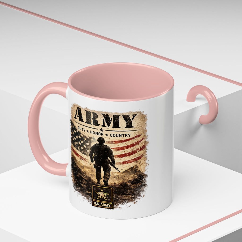 Army Military Tribute Accent Mug (11/15oz)