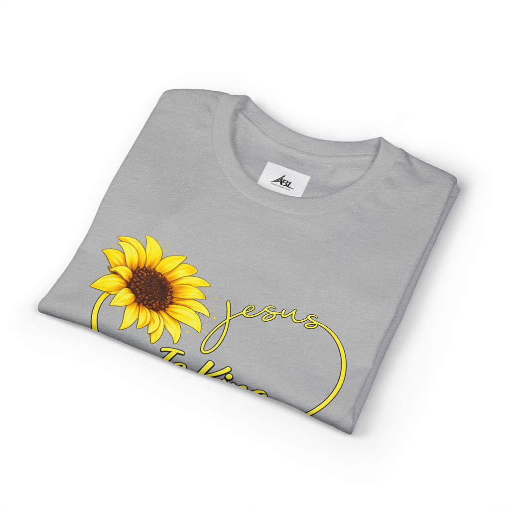 Jesus Is King Sunflower T-Shirt