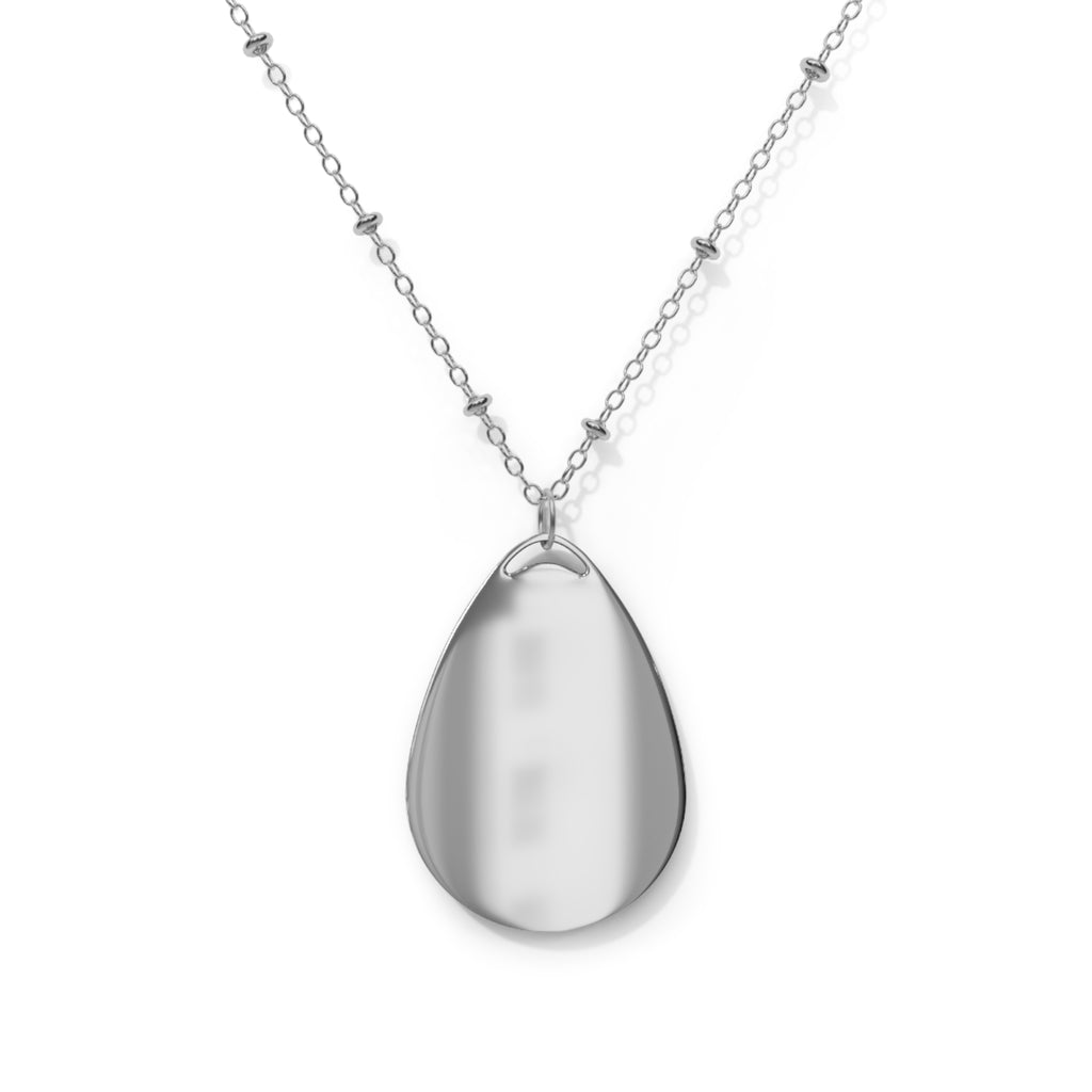 Connect with Spirit Oval Necklace — Sunset Beach Pendant, Inspirational Spiritual Jewelry