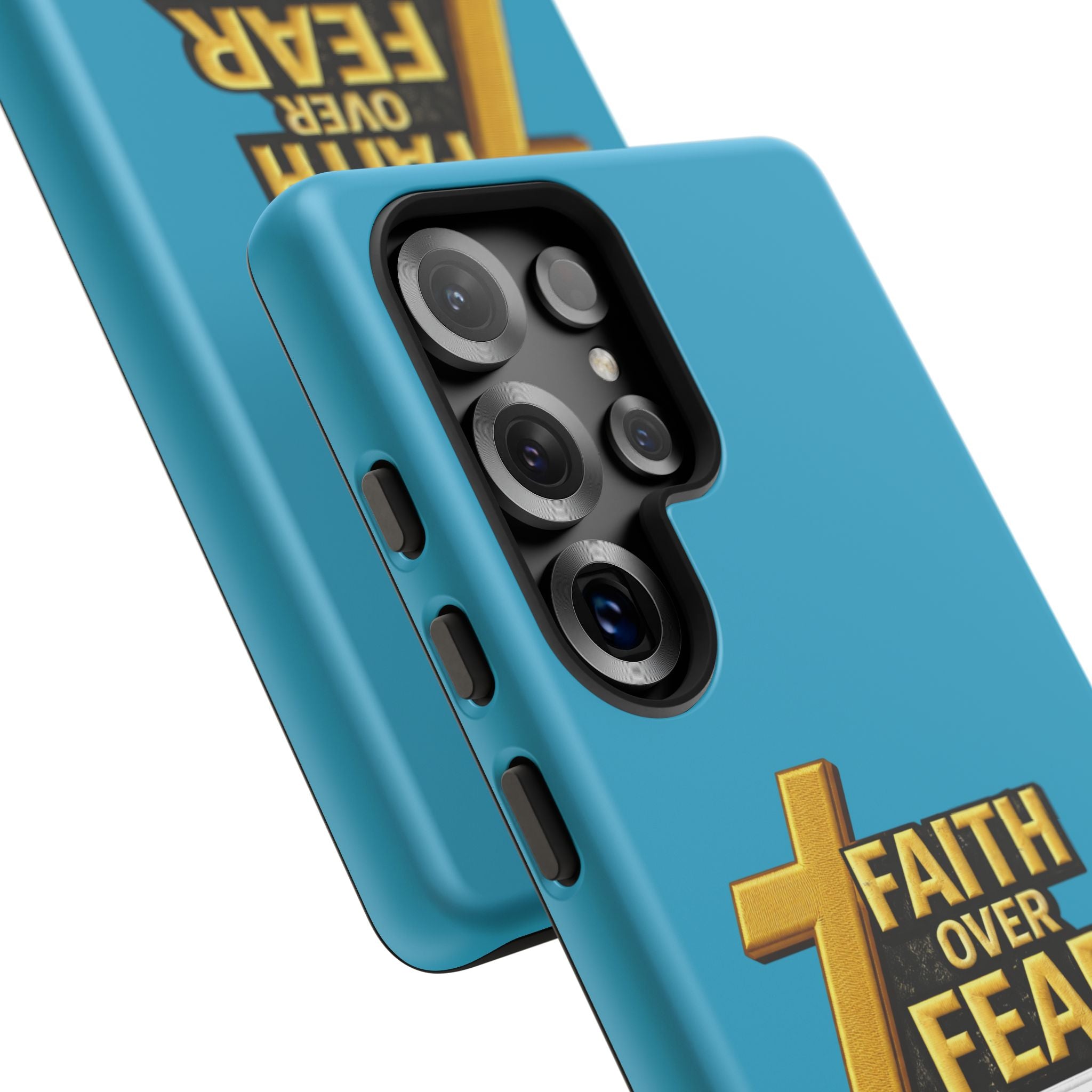 Faith Over Fear Tough Phone Case — "Ascend Beyond Limits" Inspirational Christian Protection
