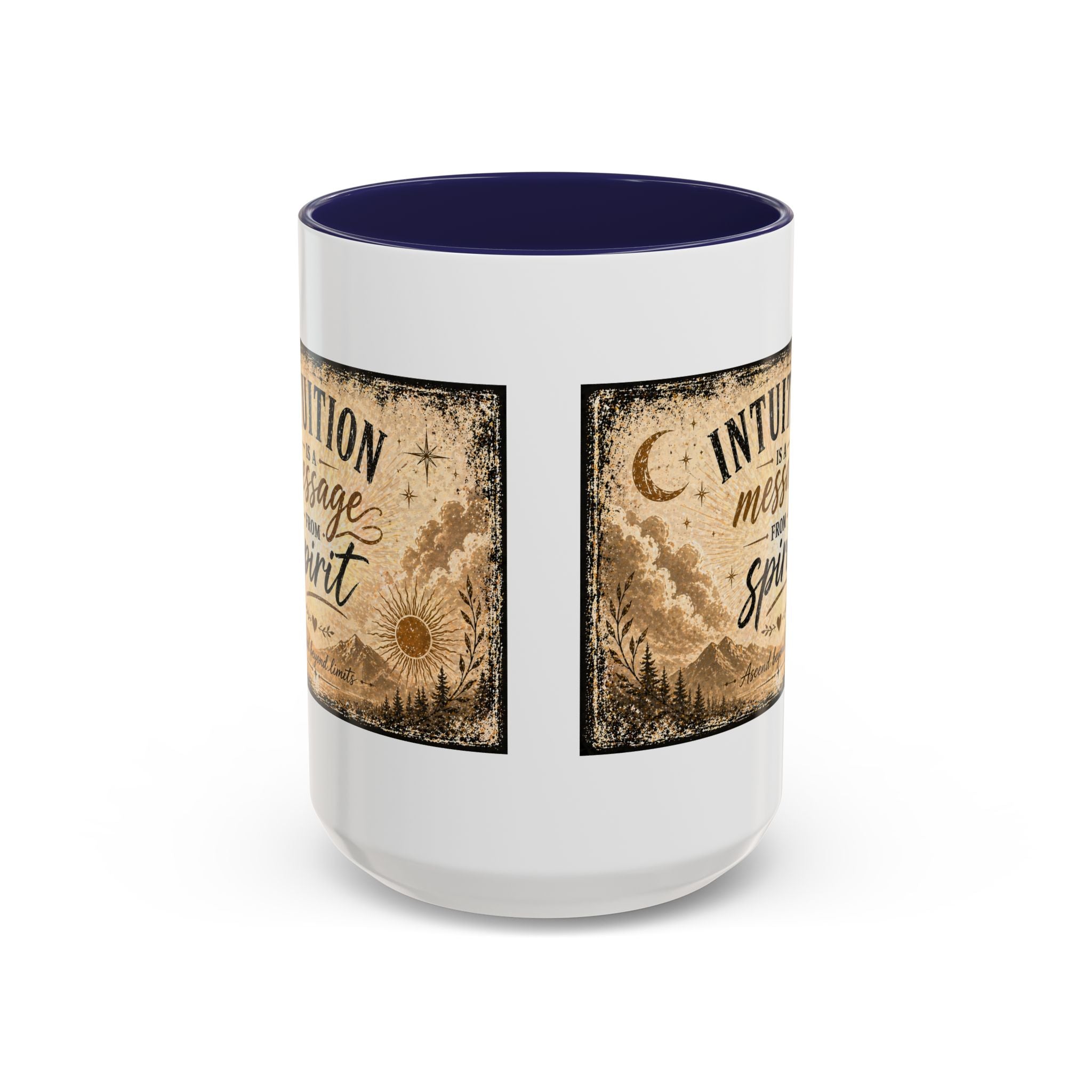 Intuition Is a Message from Spirit Ceramic Coffee Mug