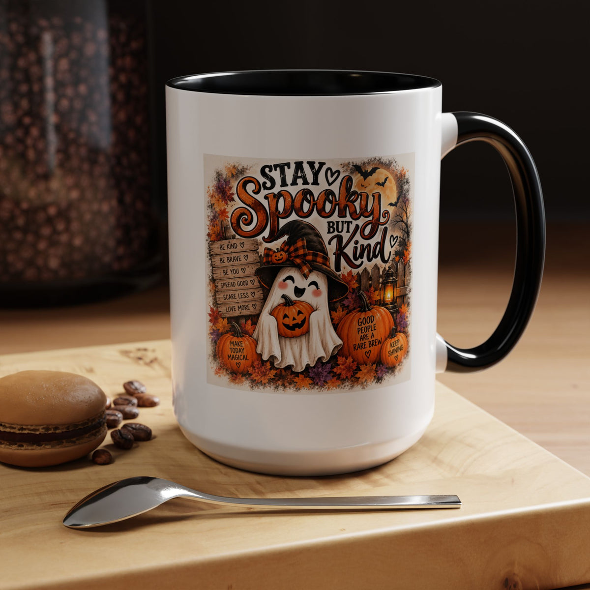 Stay Spooky But Kind — Halloween Accent Mug