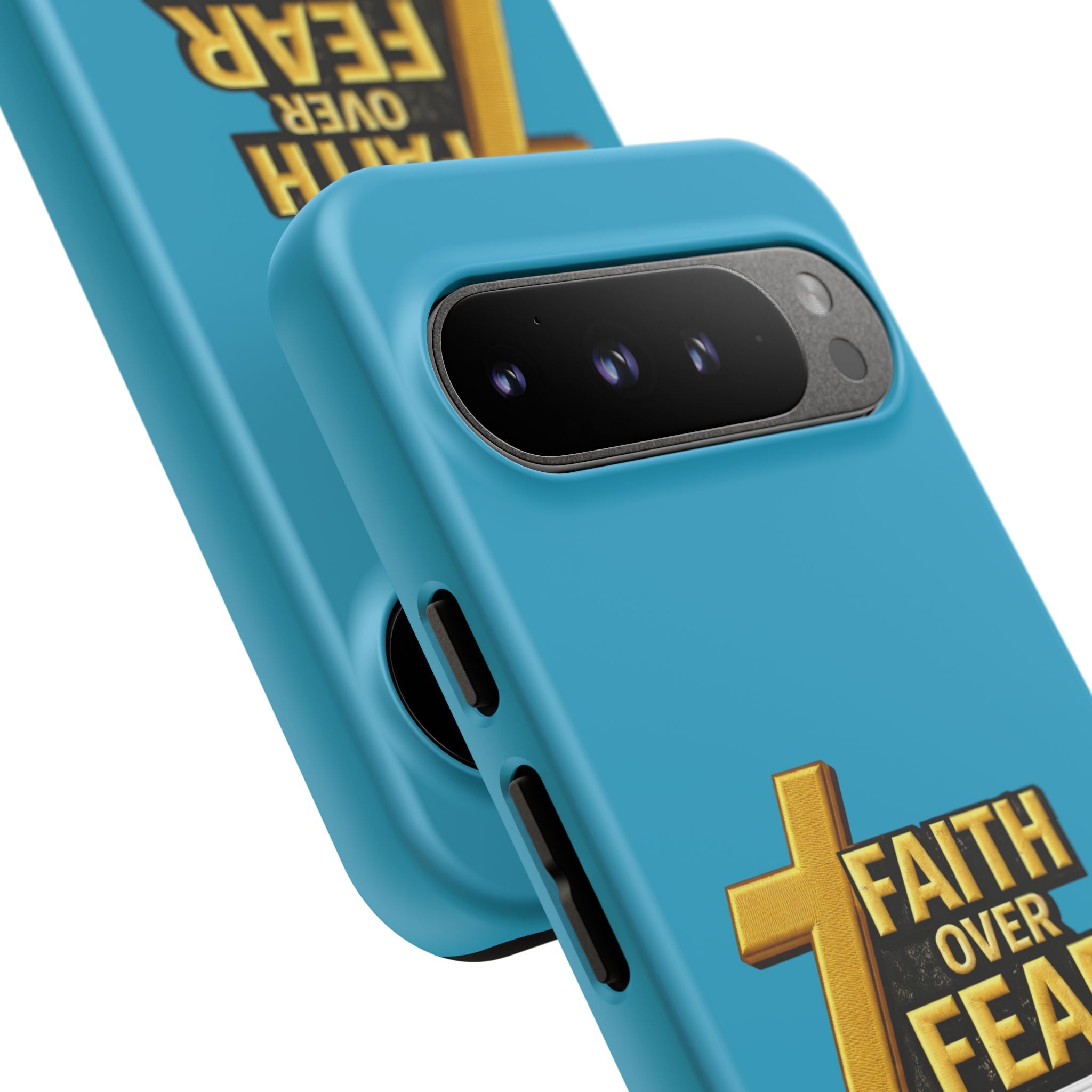 Faith Over Fear Tough Phone Case — "Ascend Beyond Limits" Inspirational Christian Protection