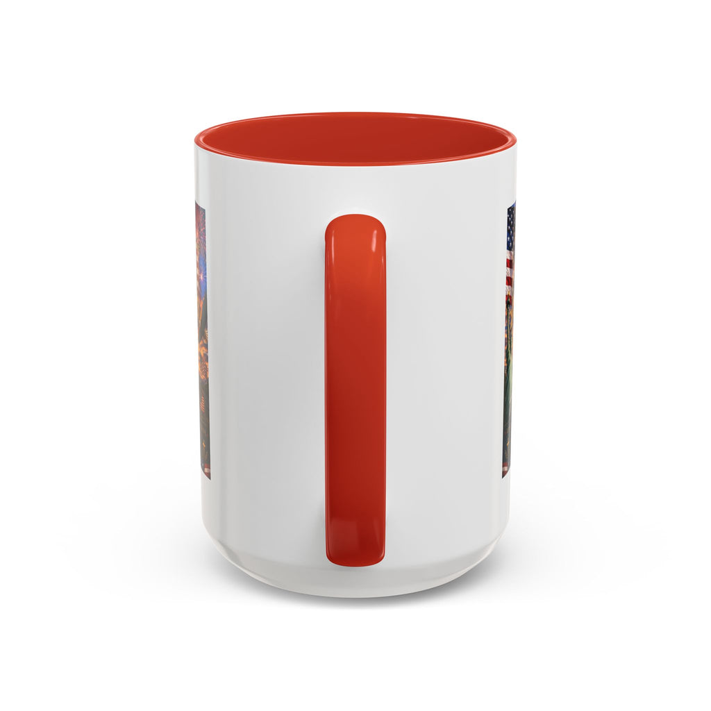Patriotic Coffee Mug - "Happy 250 America!" Anniversary Design