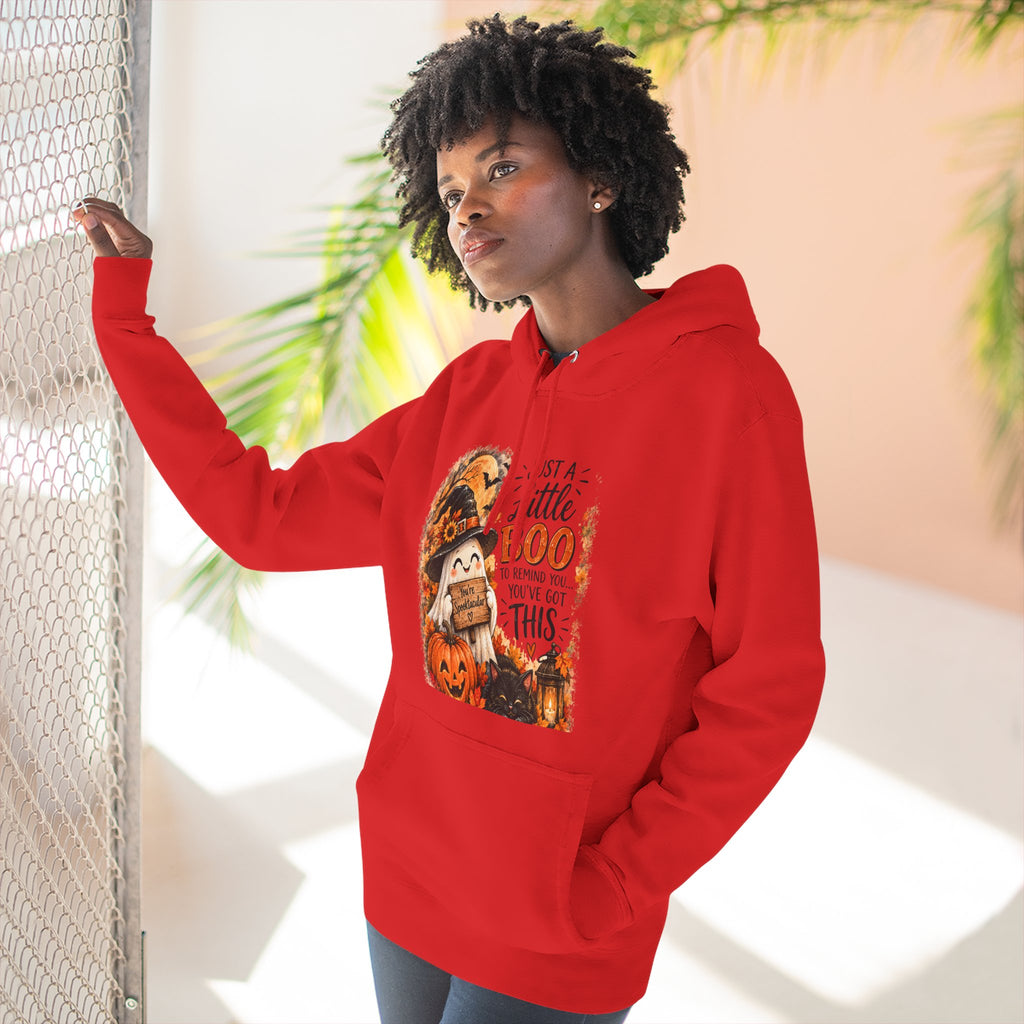 Just a Little Boo — Encouraging Halloween Hoodie