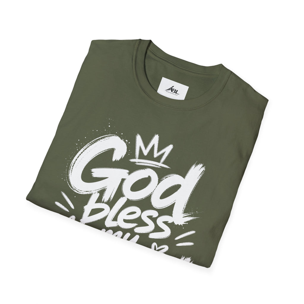 God Bless My Fam T-Shirt — Faith-Based Family Graphic Tee