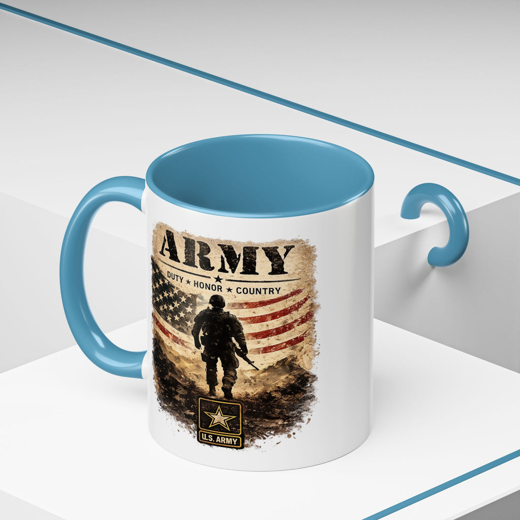Army Military Tribute Accent Mug (11/15oz)