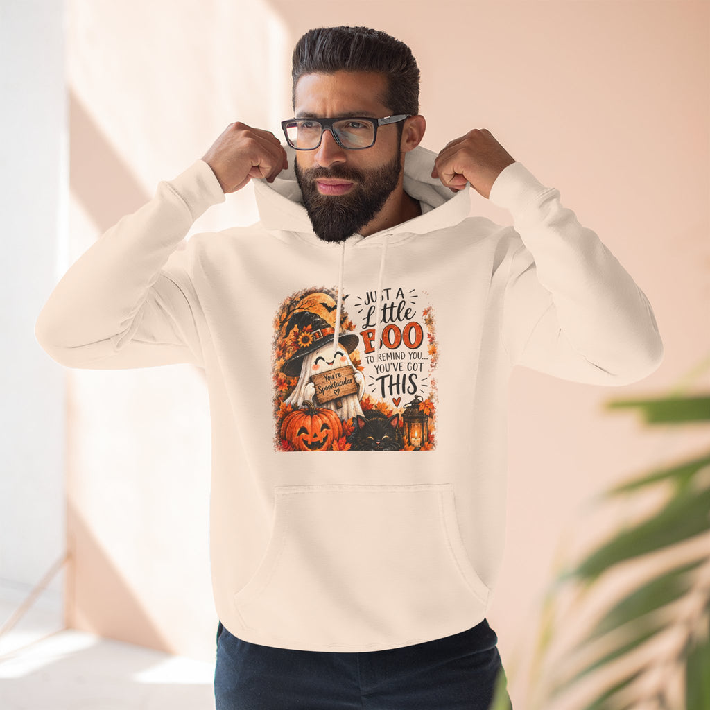 Just a Little Boo — Encouraging Halloween Hoodie
