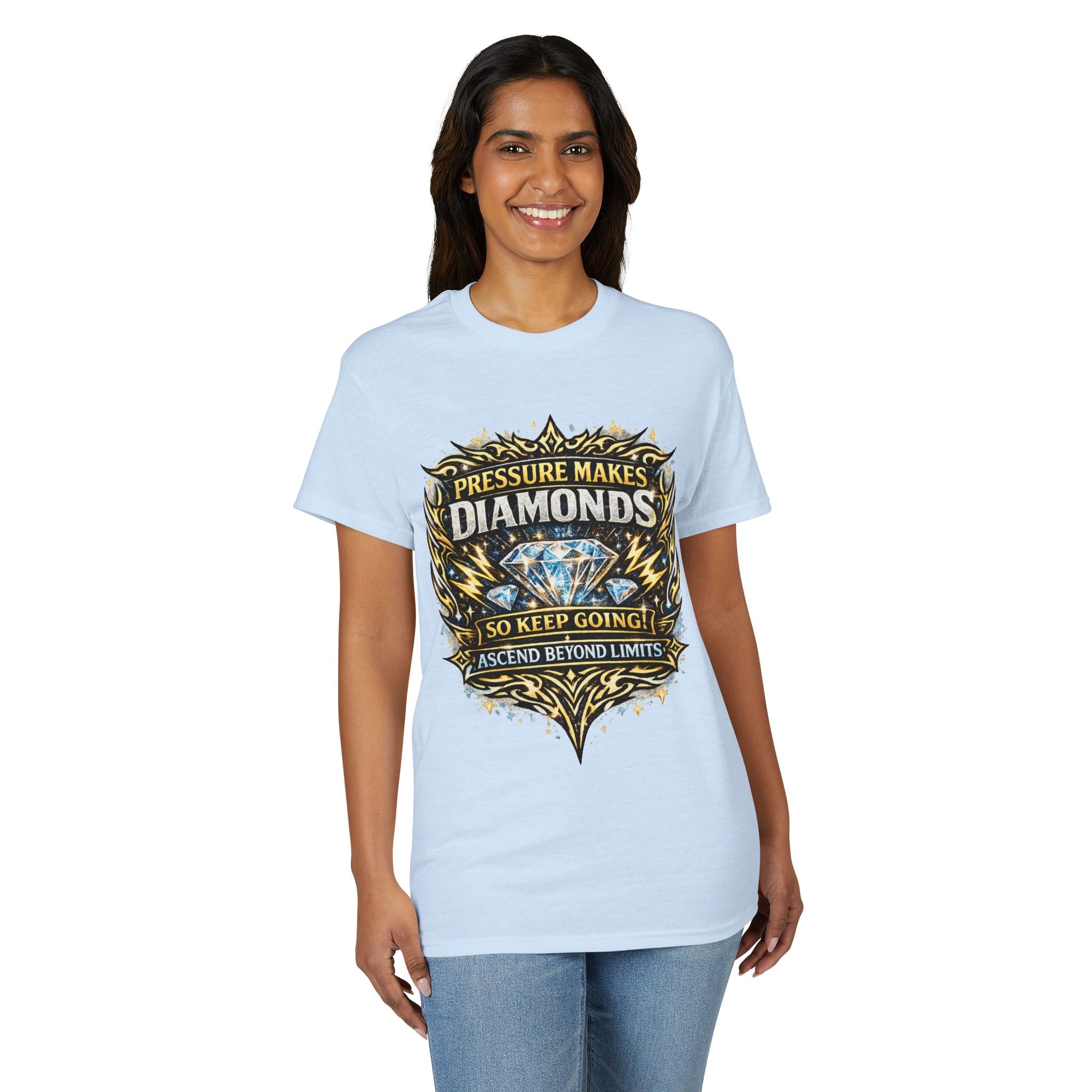 Pressure Makes Diamonds T-Shirt — Motivational Inspirational Graphic Tee