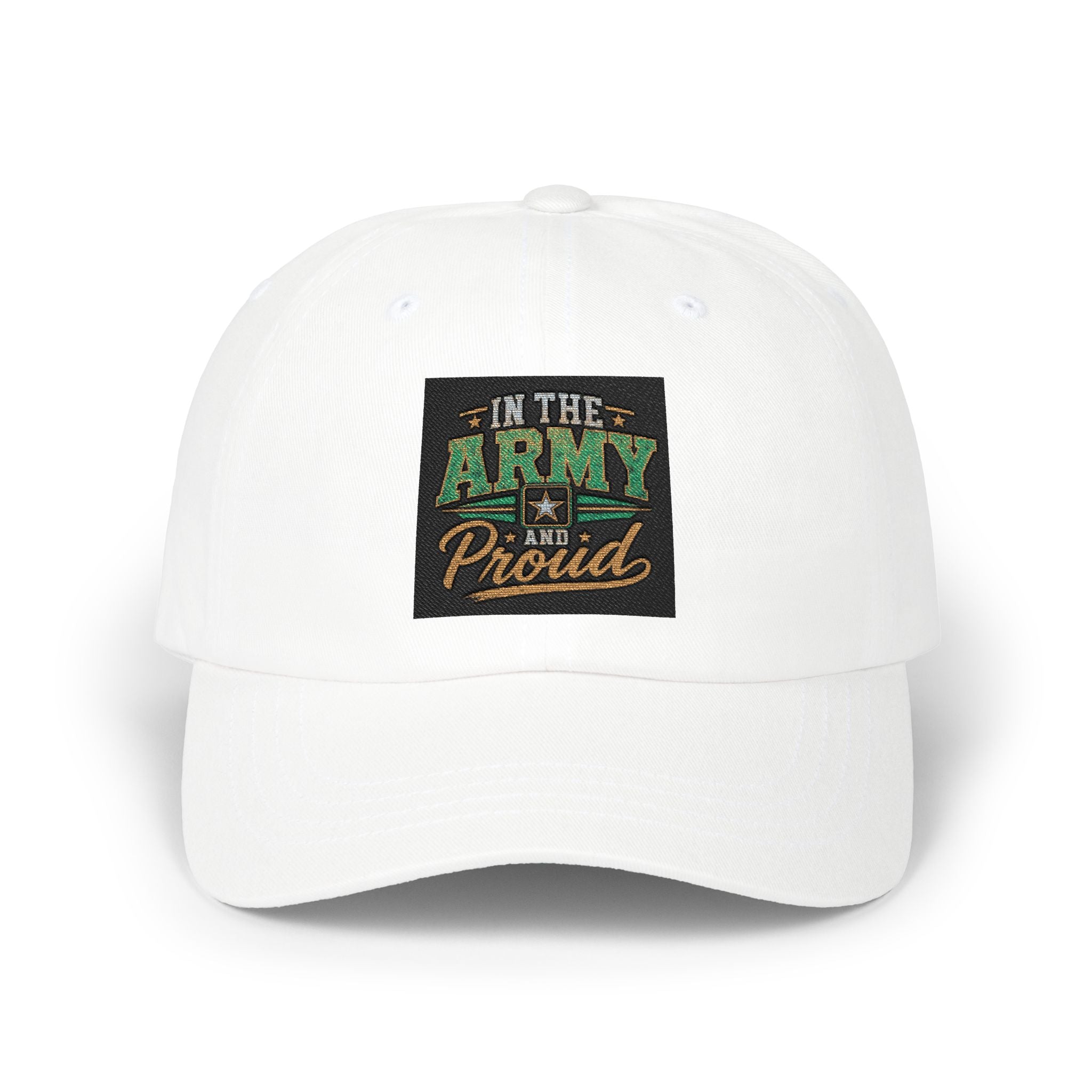 Army Proud Classic Dad Cap – "I'm the Army and Proud" Embroidered Hat