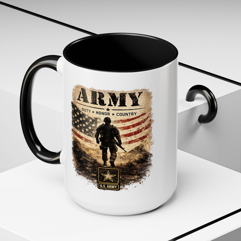 Army Military Tribute Accent Mug (11/15oz)
