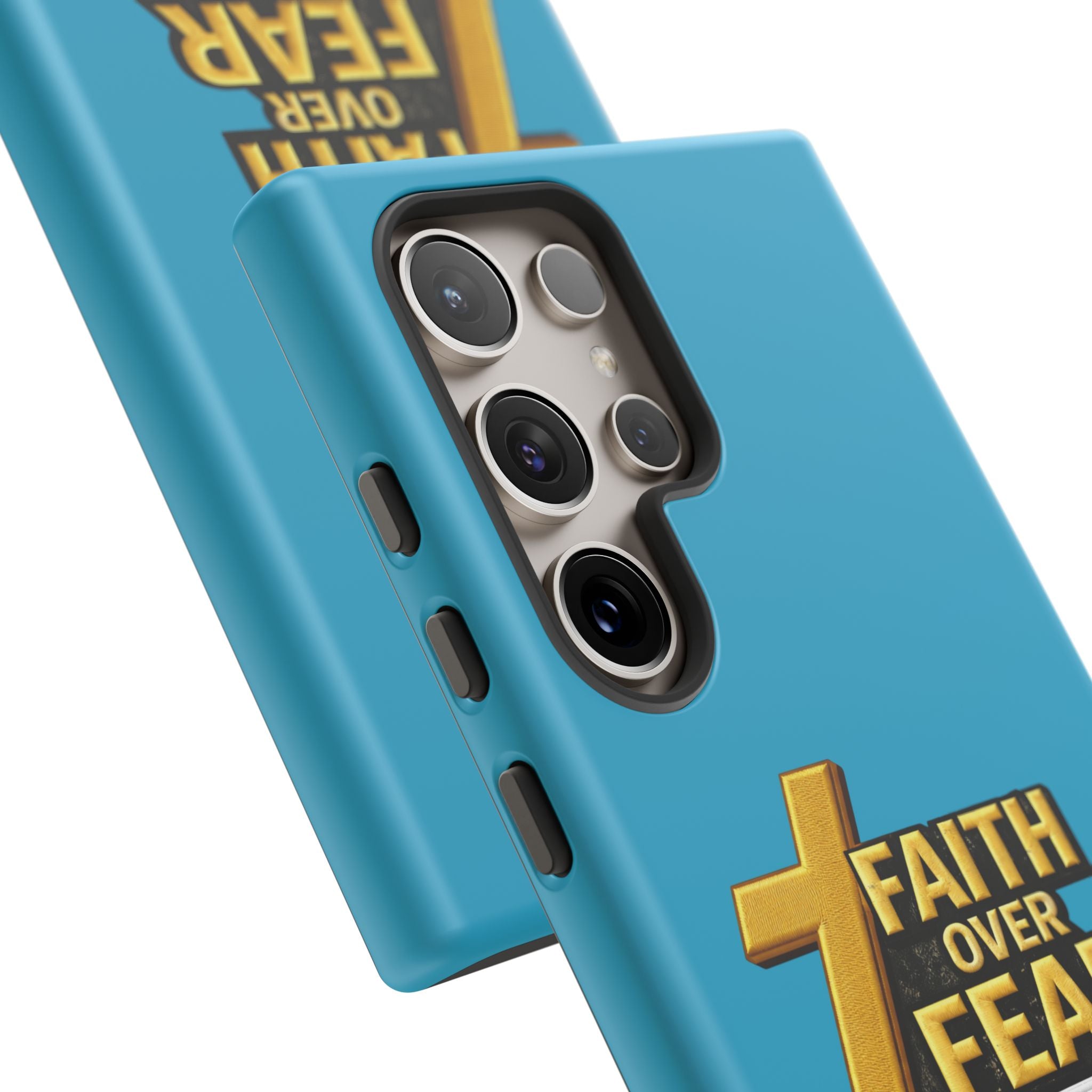 Faith Over Fear Tough Phone Case — "Ascend Beyond Limits" Inspirational Christian Protection