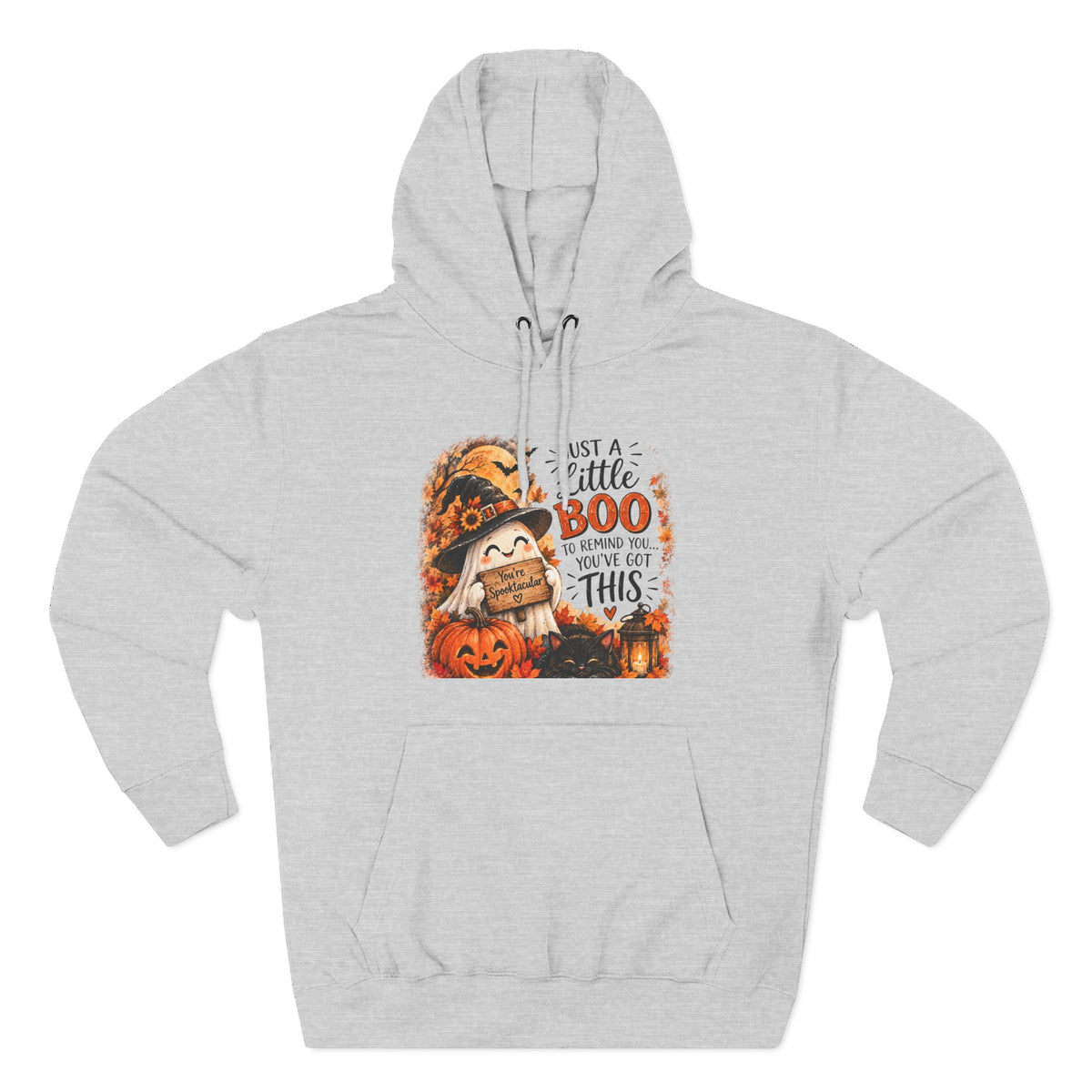 Just a Little Boo — Encouraging Halloween Hoodie