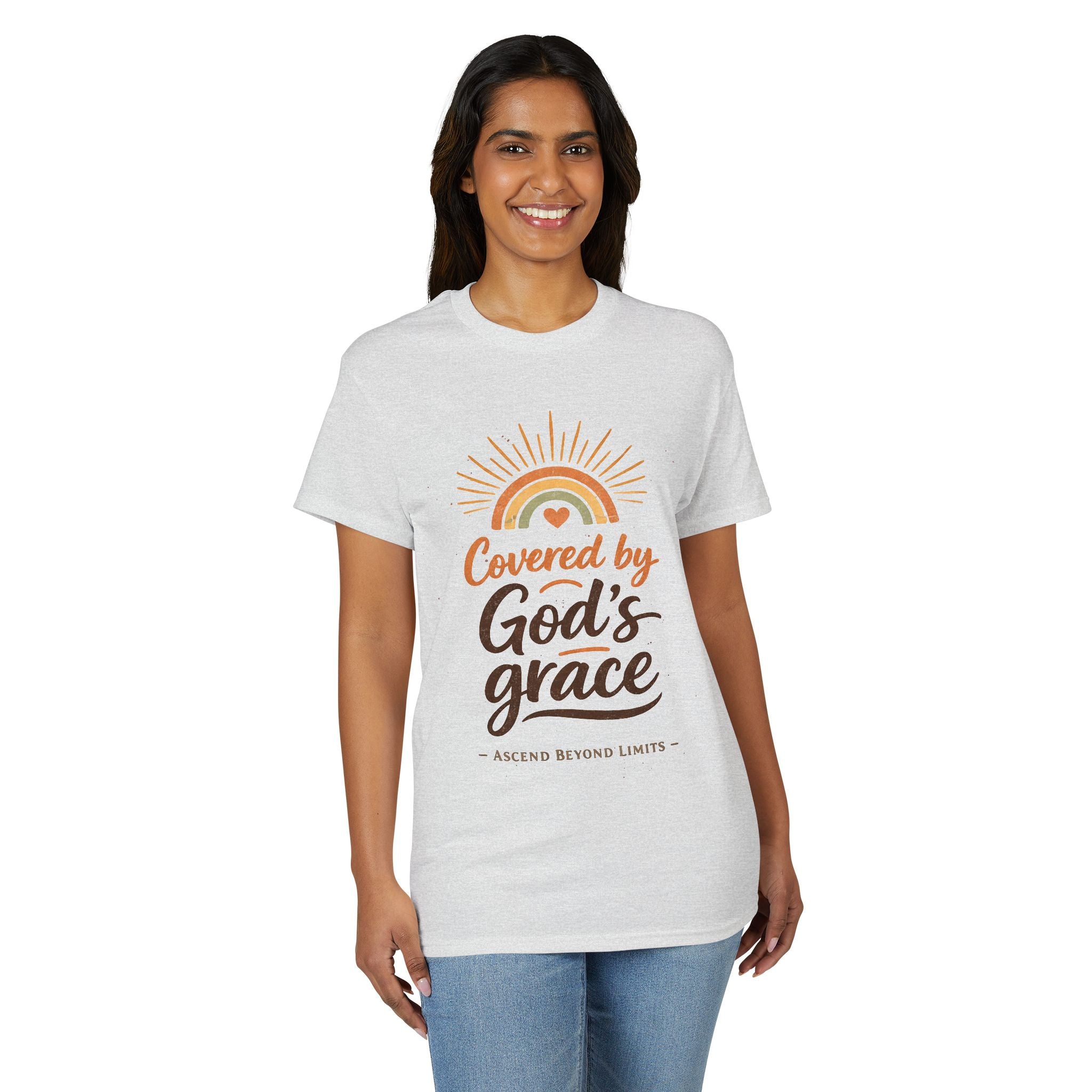 Covered by God's Grace T-Shirt — Christian Faith Inspirational Tee