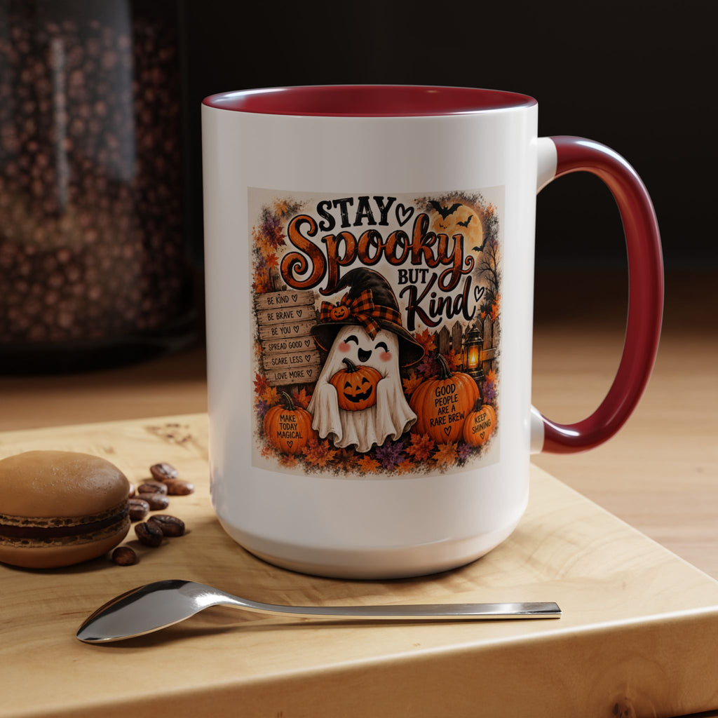 Stay Spooky But Kind — Halloween Accent Mug