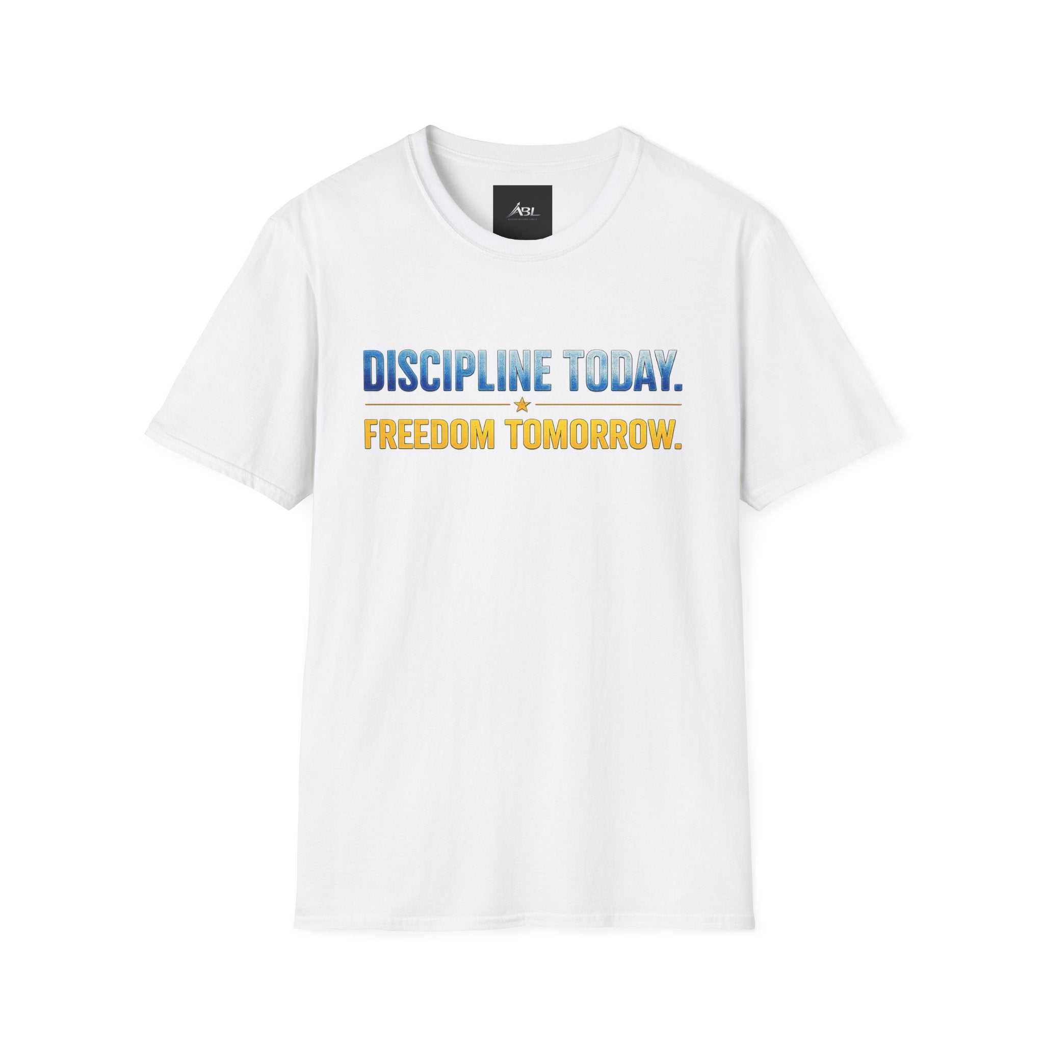Discipline Today, Freedom Tomorrow T-Shirt — Legacy Mindset Lion Graphic