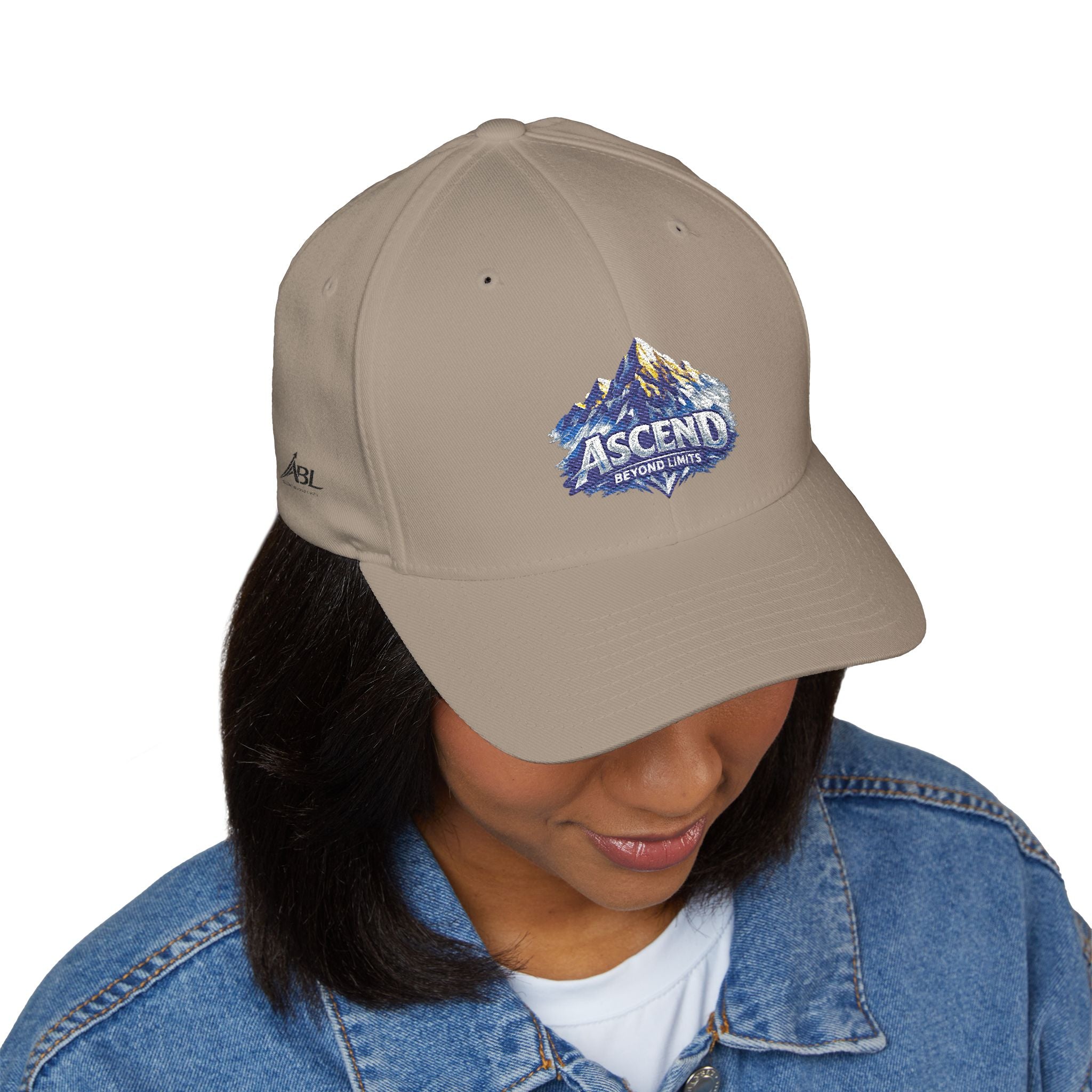 Ascend Mountain Embroidered Hat — 'Together We Rise' Closed-Back Cap