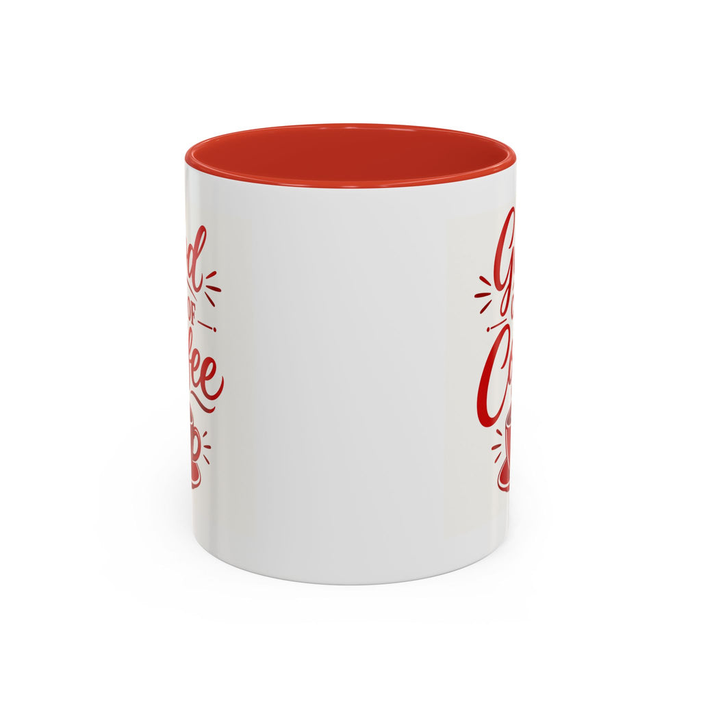 Coffee Mug - "Good Cup of Coffee"  Accent Ceramic Mug  15oz