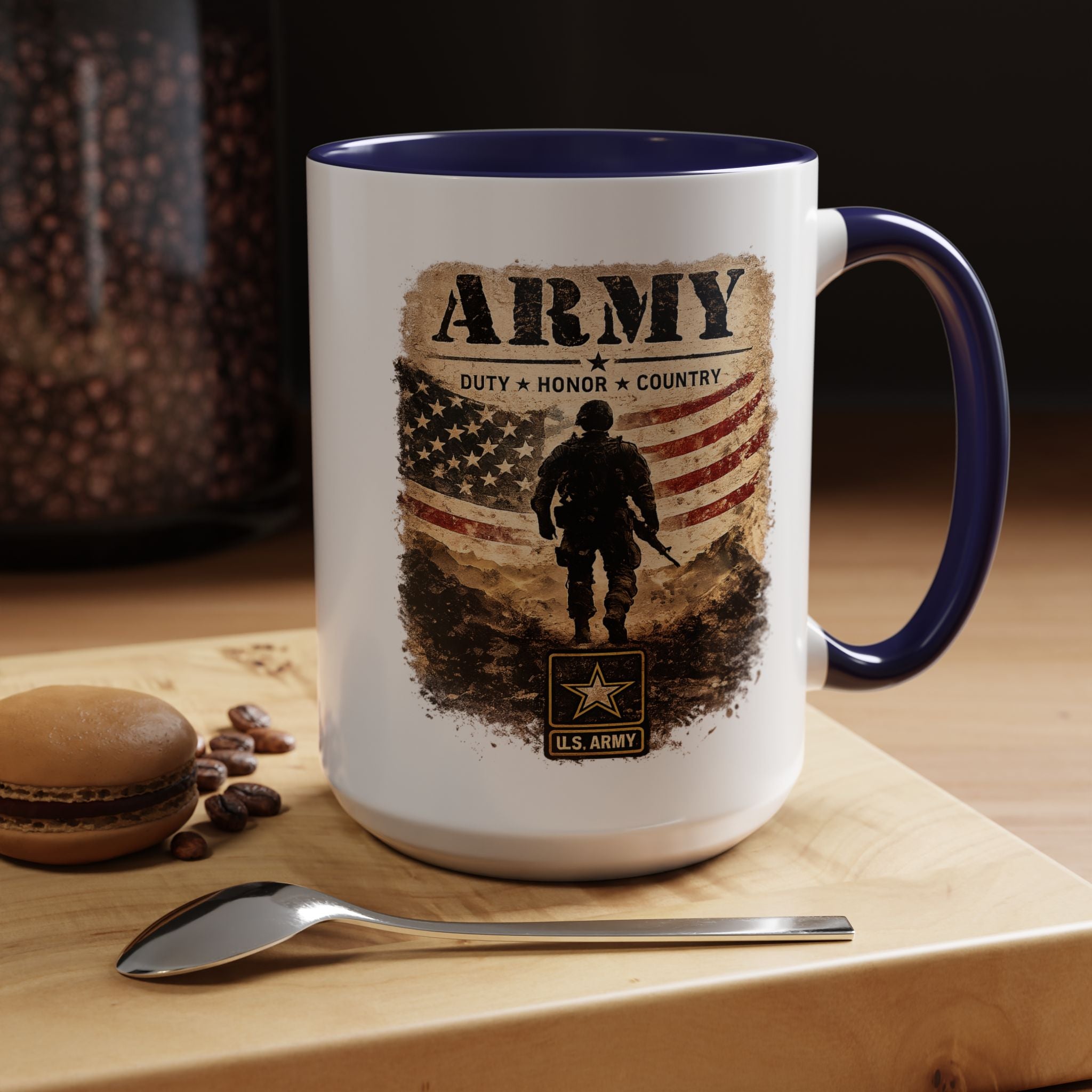 Army Military Tribute Accent Mug (11/15oz)