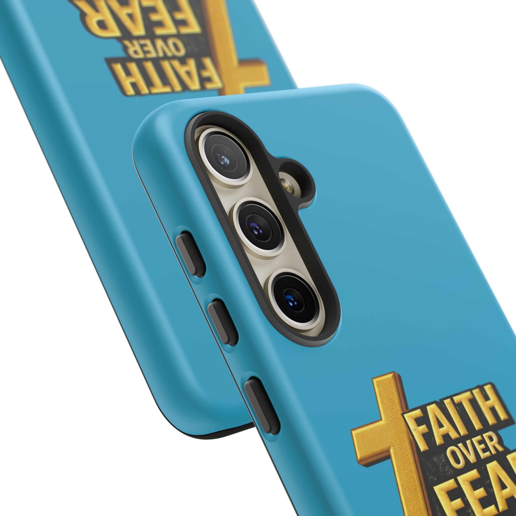Faith Over Fear Tough Phone Case — "Ascend Beyond Limits" Inspirational Christian Protection
