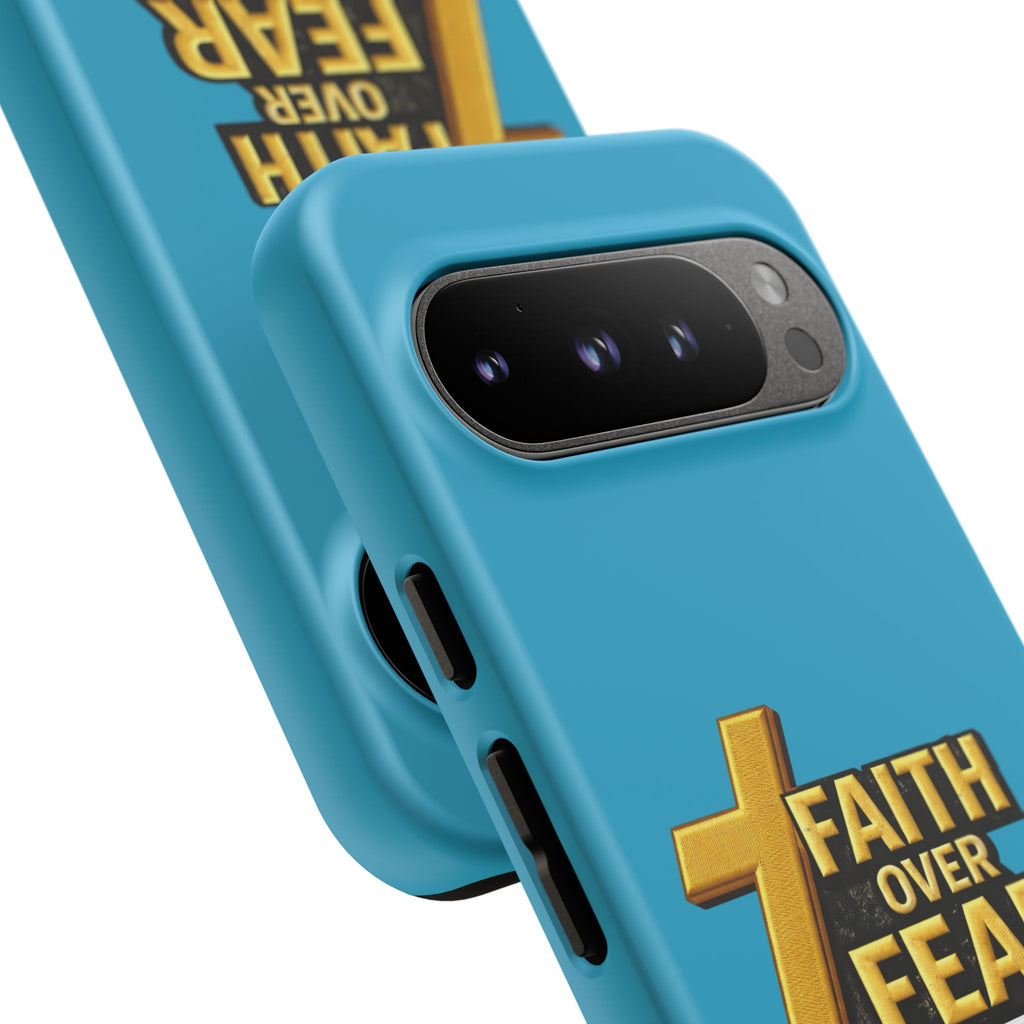 Faith Over Fear Tough Phone Case — "Ascend Beyond Limits" Inspirational Christian Protection