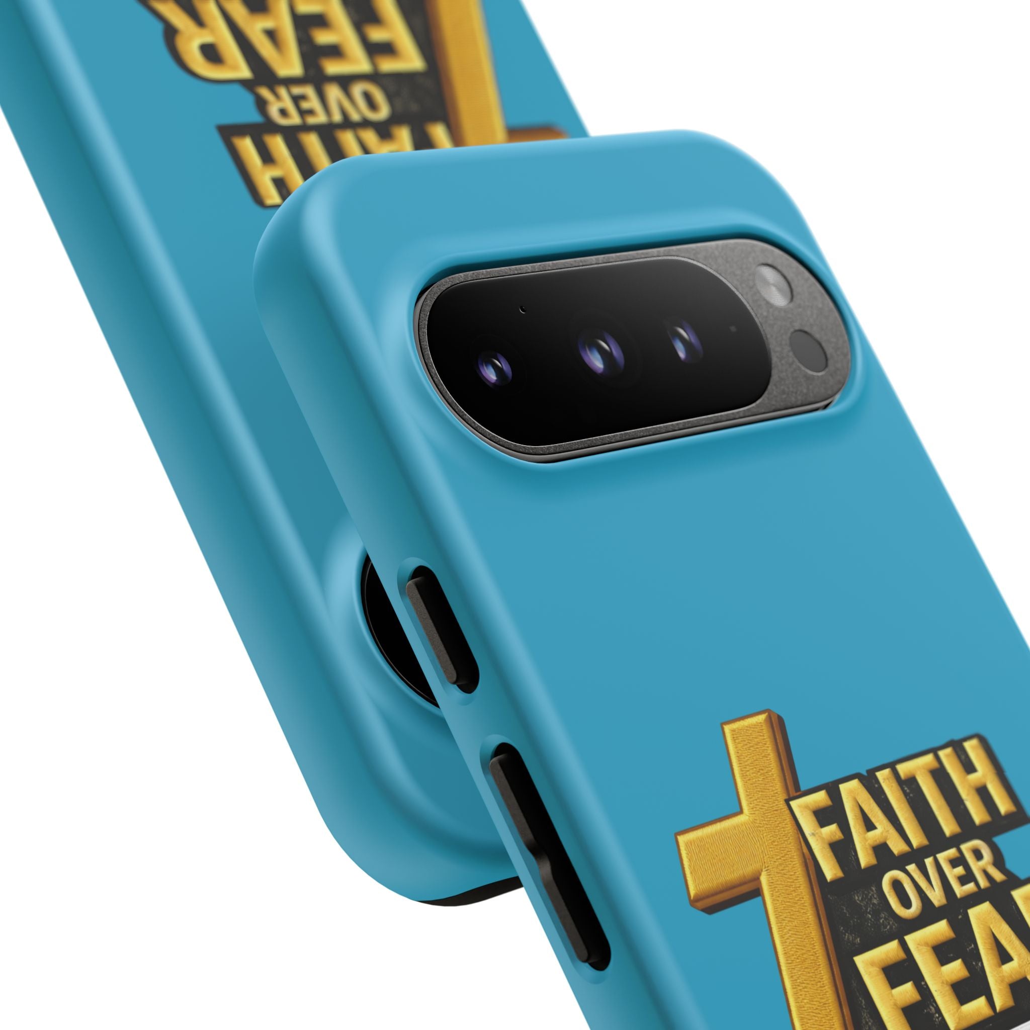 Faith Over Fear Tough Phone Case — "Ascend Beyond Limits" Inspirational Christian Protection