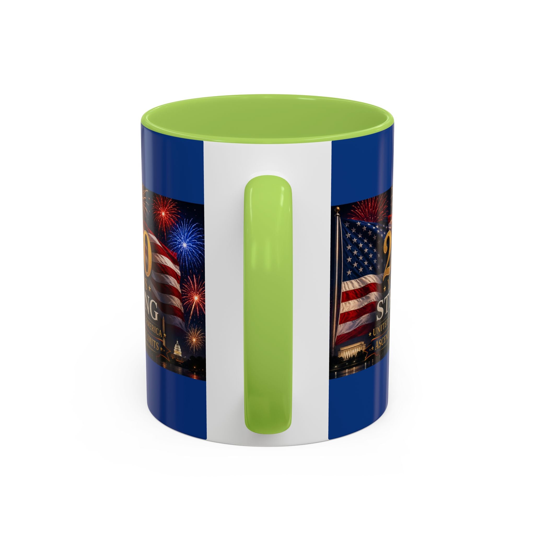 250 Years America Strong Coffee Mug — Patriotic USA Anniversary 11/15oz