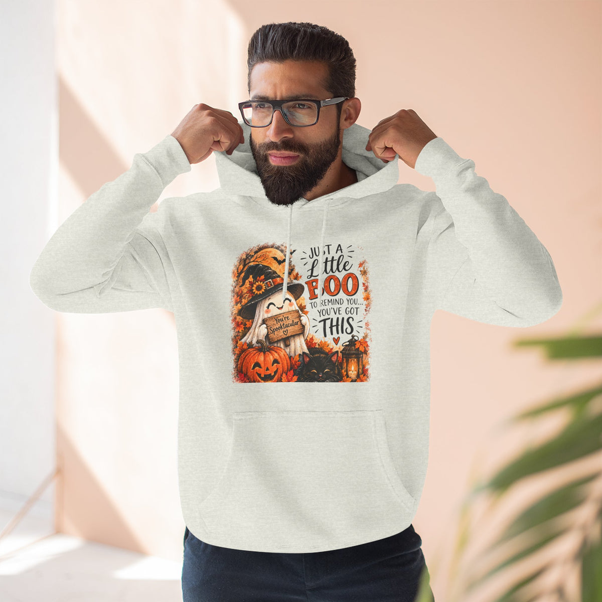 Just a Little Boo — Encouraging Halloween Hoodie