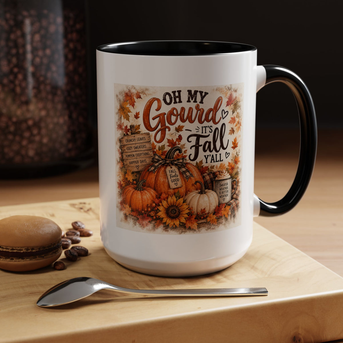 Oh My Gourd, It's Fall Y'all — Autumn Accent Mug