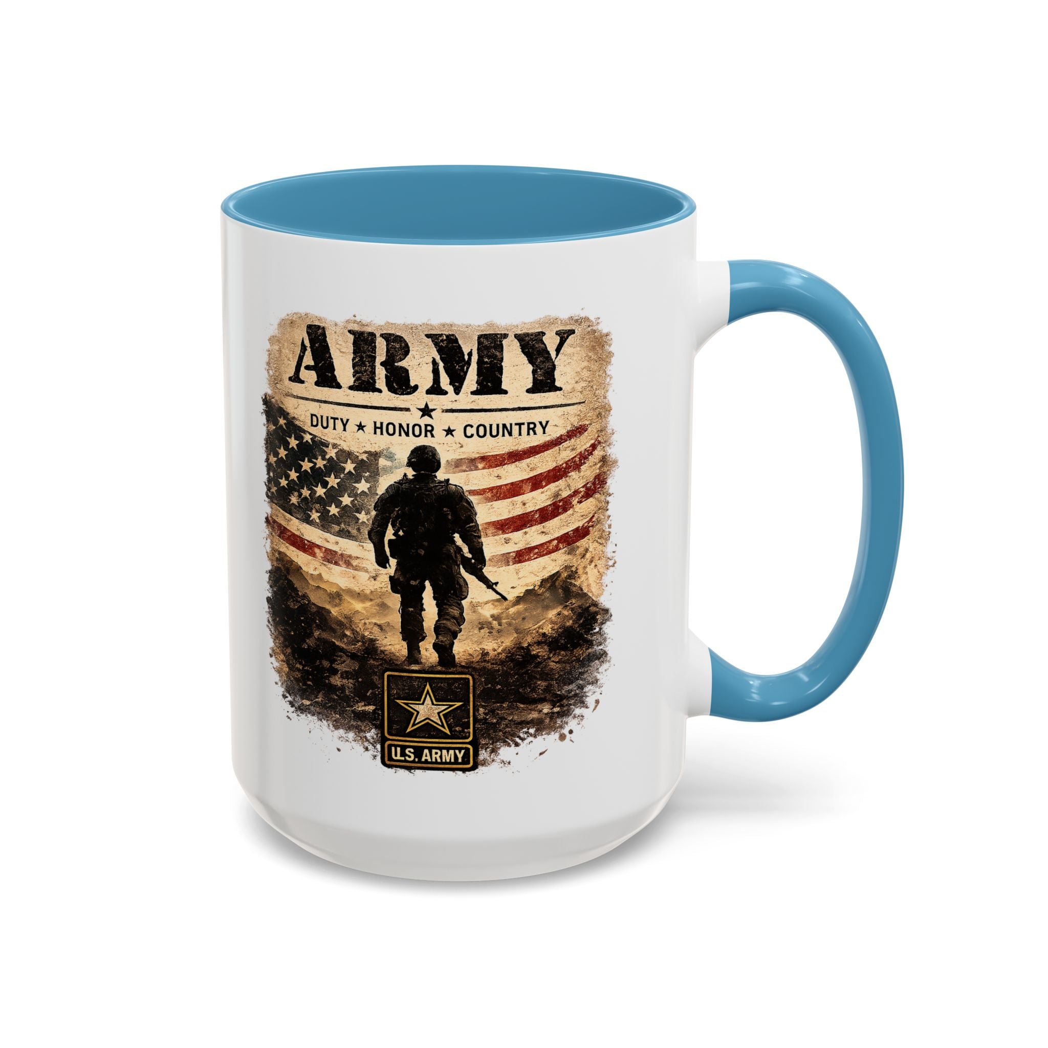 Army Military Tribute Accent Mug (11/15oz)