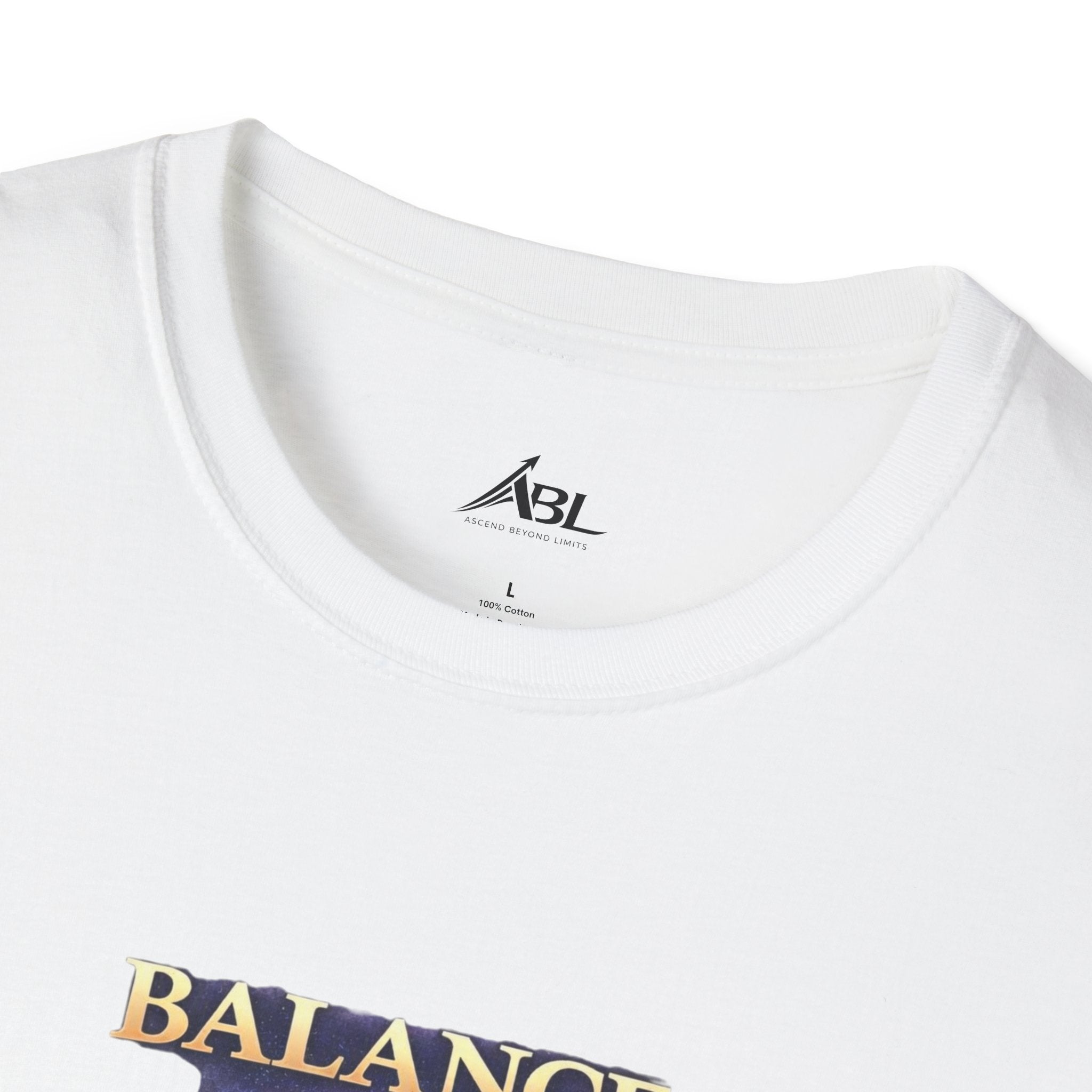 Chakra Balance T-Shirt — 'Balance Within' Spiritual Yoga Tee (Your Only Limit)