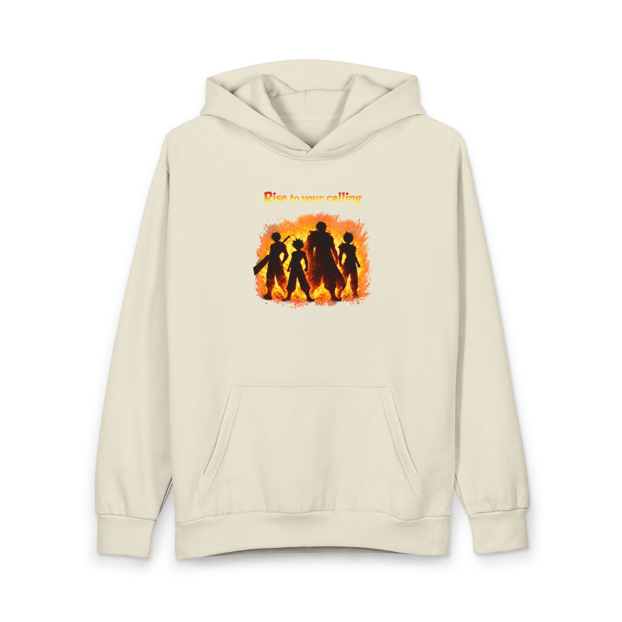 Hero Squad Silhouette Hoodie – Anime Battle League Pullover