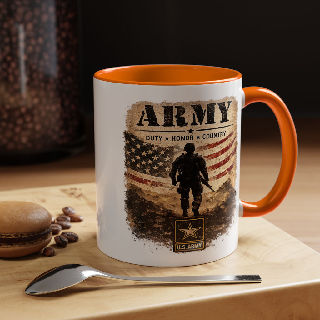 Army Military Tribute Accent Mug (11/15oz)