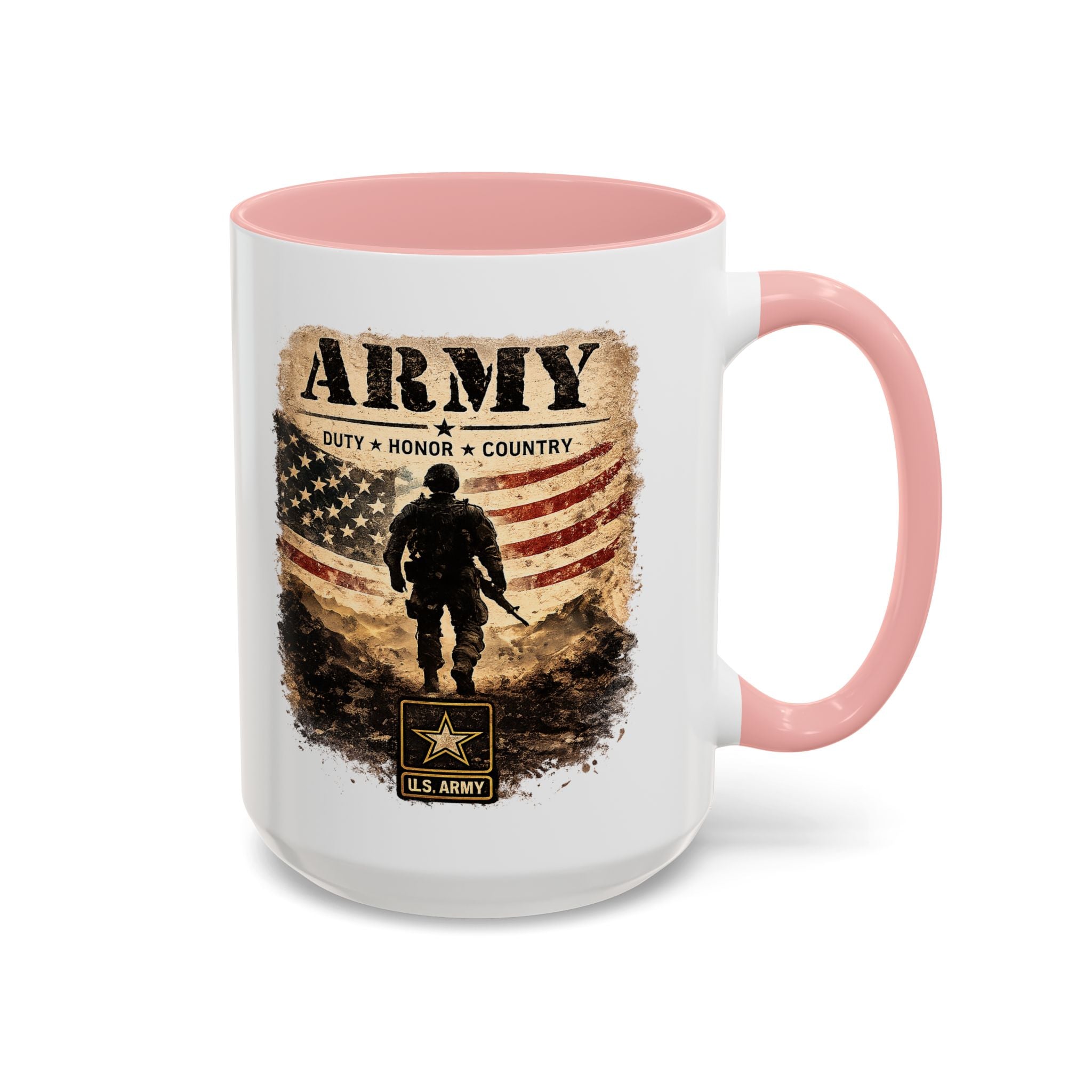 Army Military Tribute Accent Mug (11/15oz)