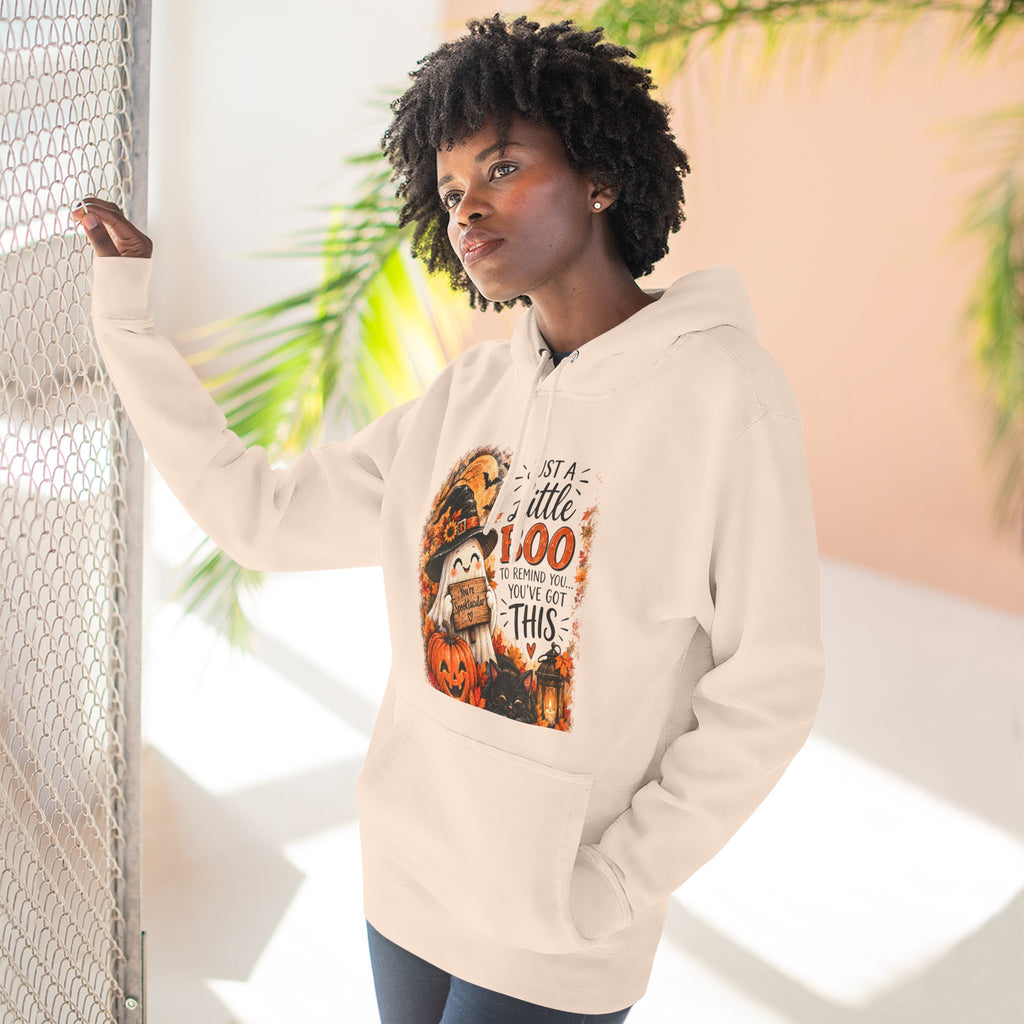 Just a Little Boo — Encouraging Halloween Hoodie