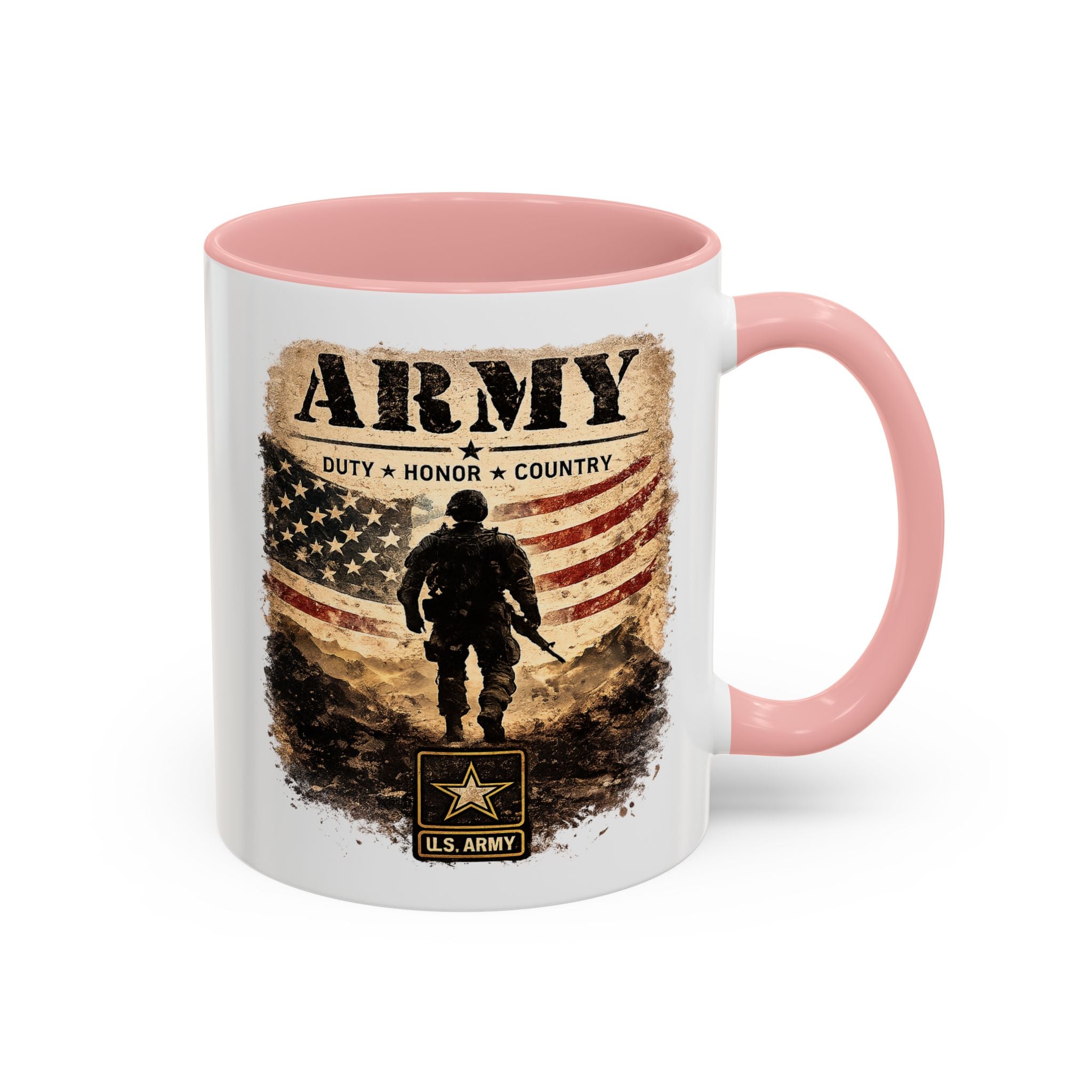 Army Military Tribute Accent Mug (11/15oz)