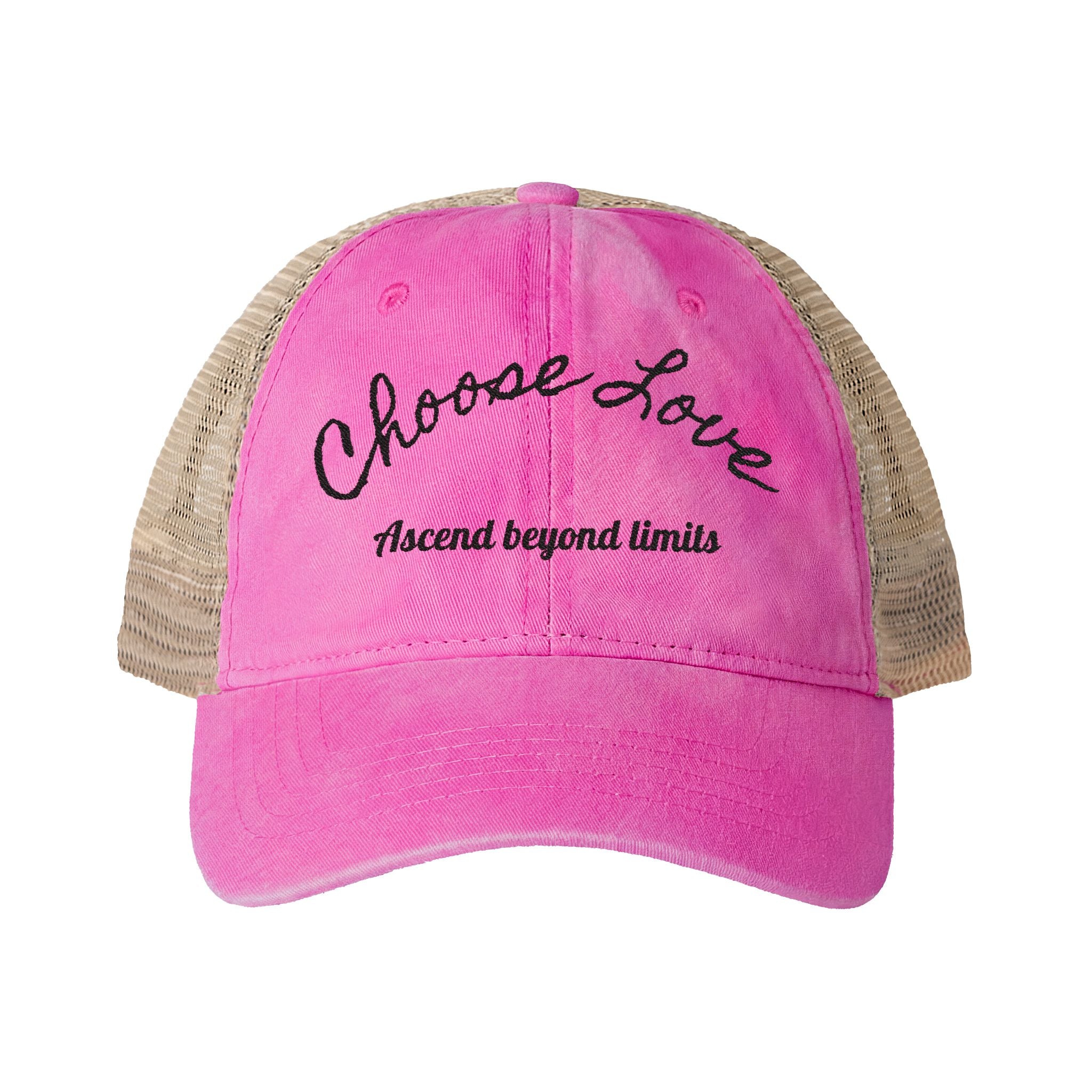Women’s Choose love- mesh back cap