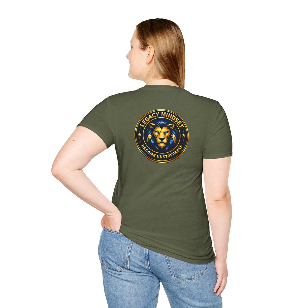 Discipline Today, Freedom Tomorrow T-Shirt — Legacy Mindset Lion Graphic