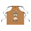 Floral Hourglass Apron — "Still Growing" Kitchen Apron