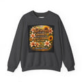 Crewneck Sweatshirt — “Fall in Love with the Journey of Becoming the Best Version of You” Floral Inspirational Pullover