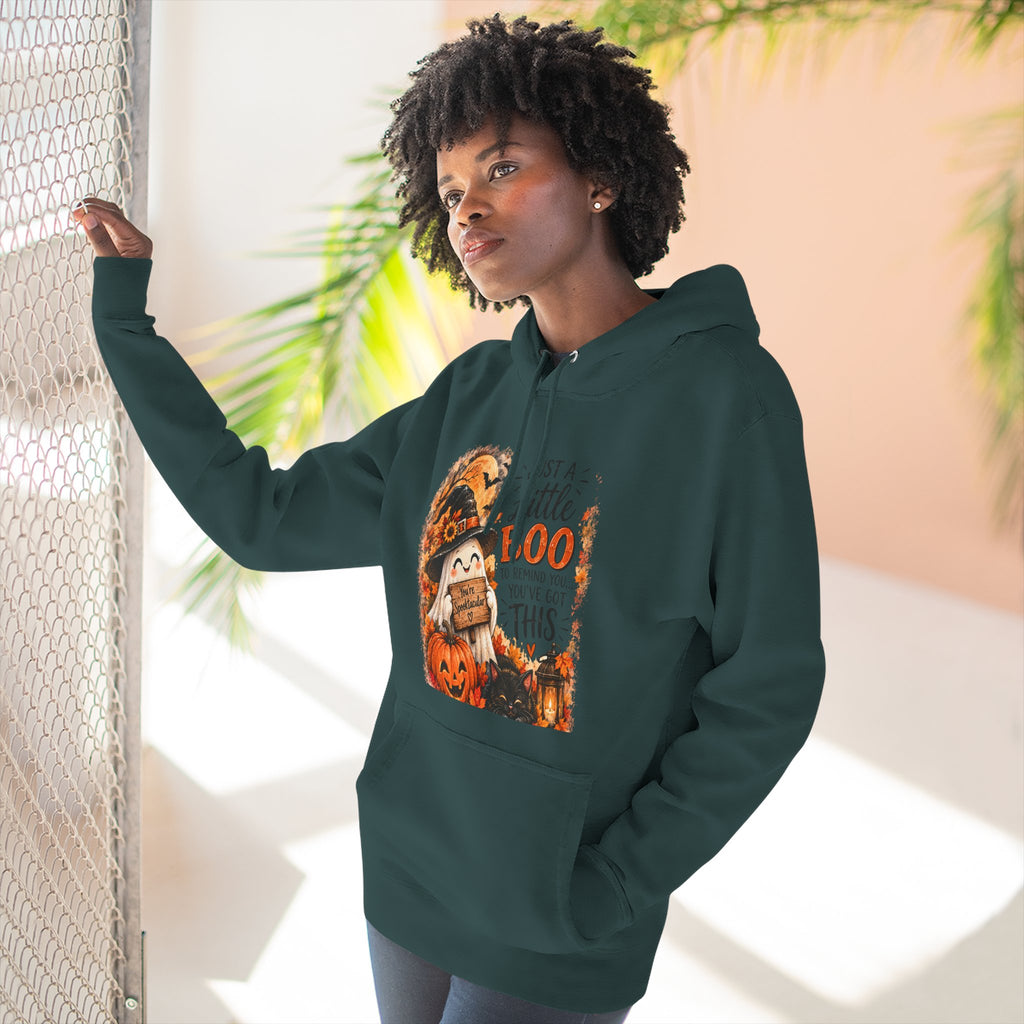 Just a Little Boo — Encouraging Halloween Hoodie