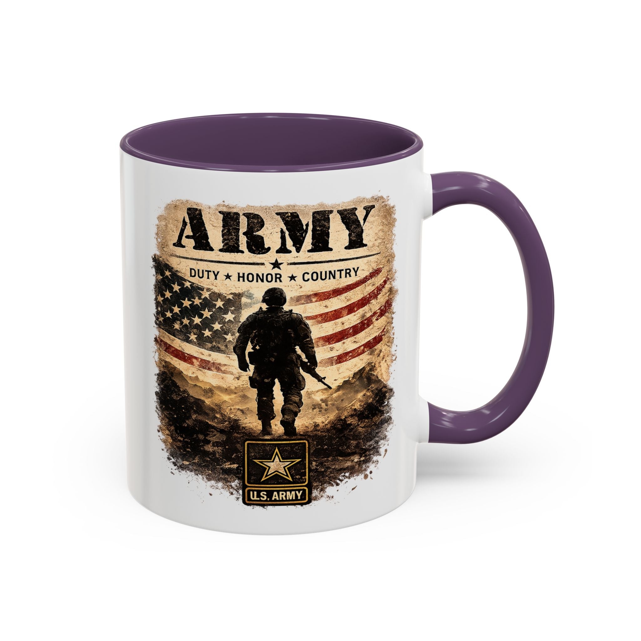 Army Military Tribute Accent Mug (11/15oz)