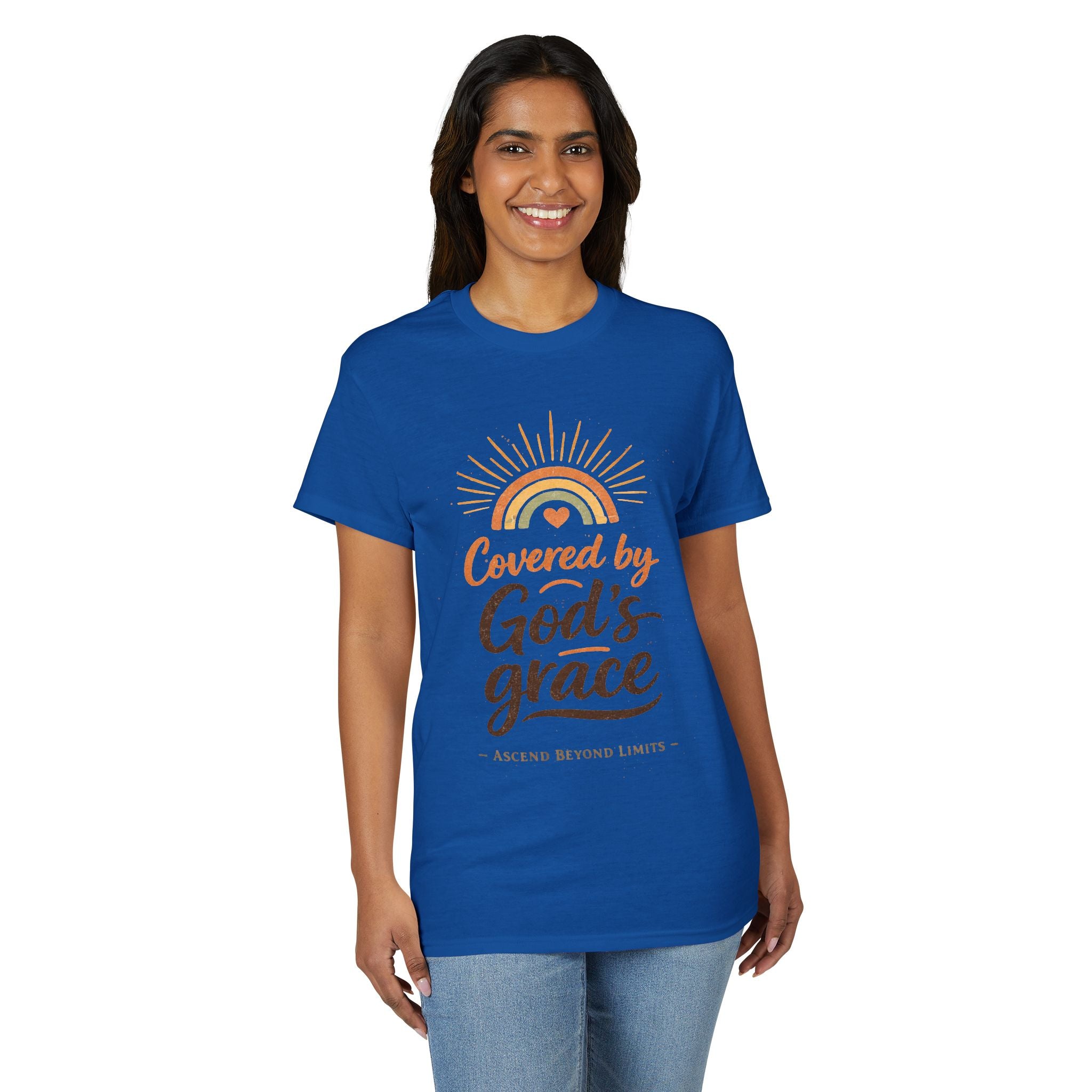 Covered by God's Grace T-Shirt — Christian Faith Inspirational Tee
