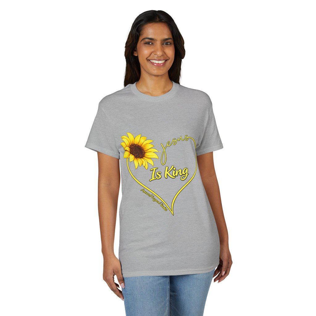 Jesus Is King Sunflower T-Shirt