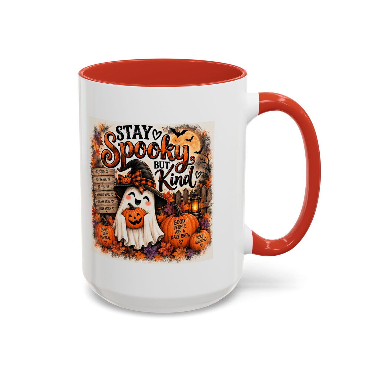 Stay Spooky But Kind — Halloween Accent Mug