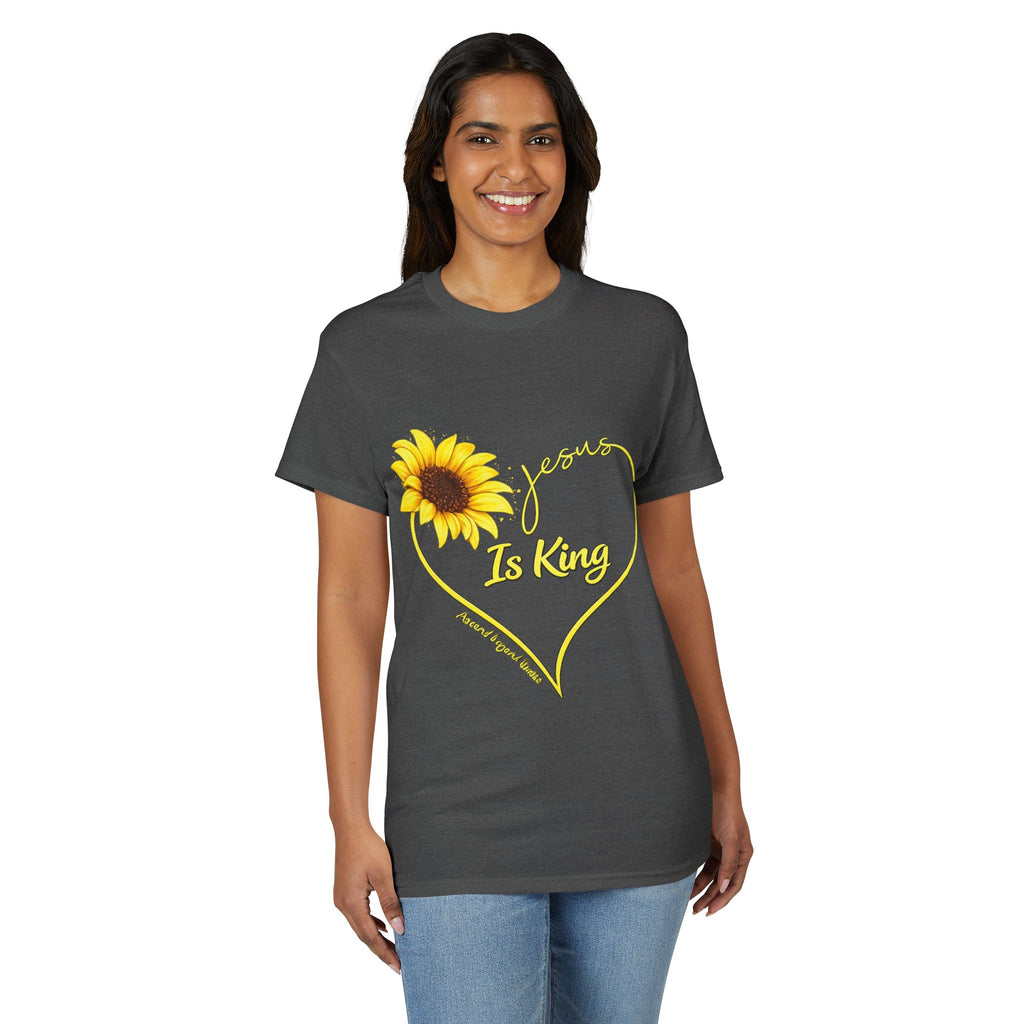 Jesus Is King Sunflower T-Shirt